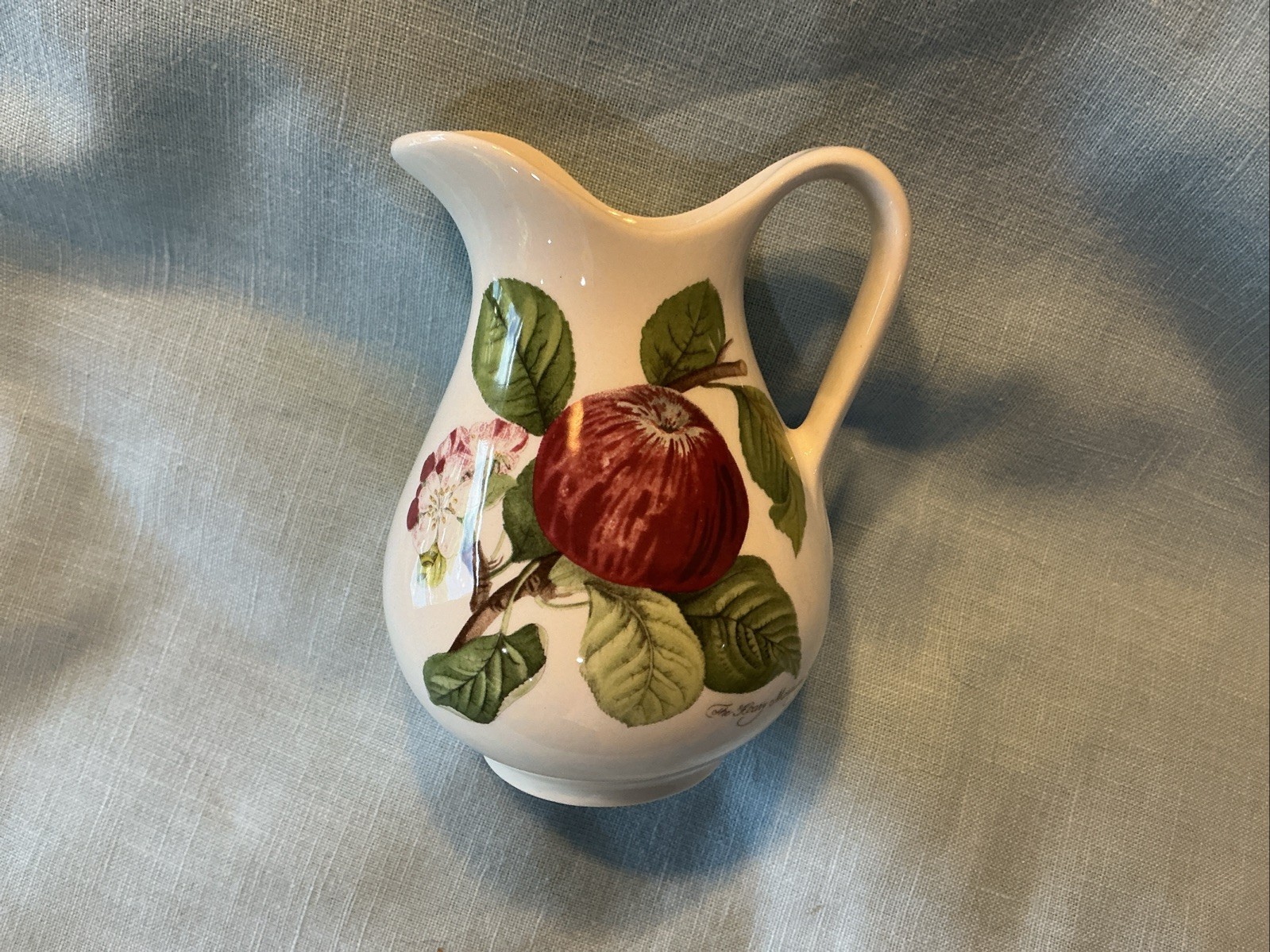 Portmeirion Pomona Small Creamer Pitcher Vintage Orange Stamp