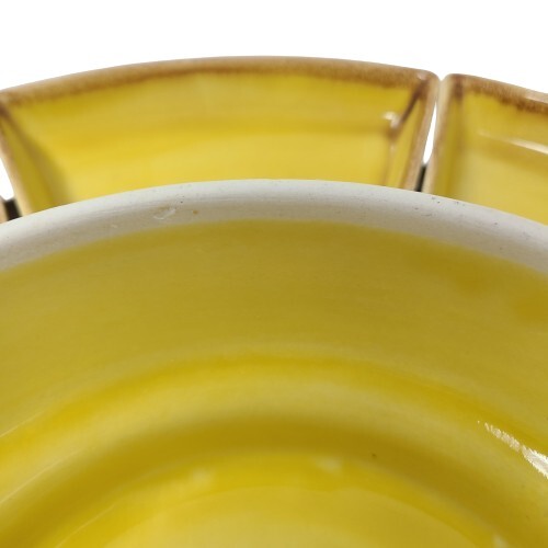 1950s Nancy China 29 Buffet Lazy Susan Fondue Relish Taco Tuesday Ceramic Set