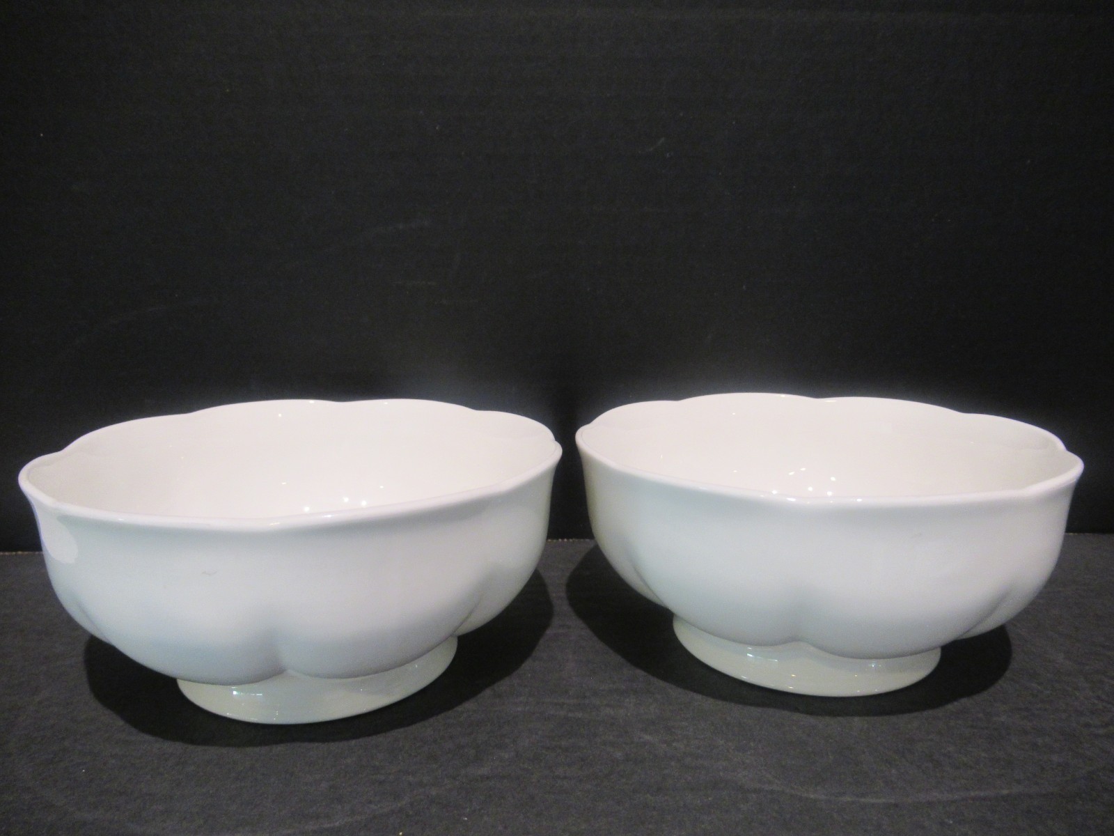 Block Windsor Bone China 5 3/8” Coupe Cereal Bowls set 2