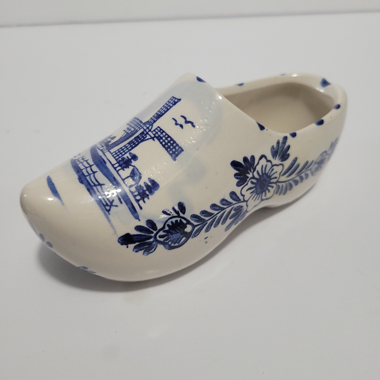 Delf Blue Holland Ceramic Amsterdam Dutch Clog Shoe Home Decor