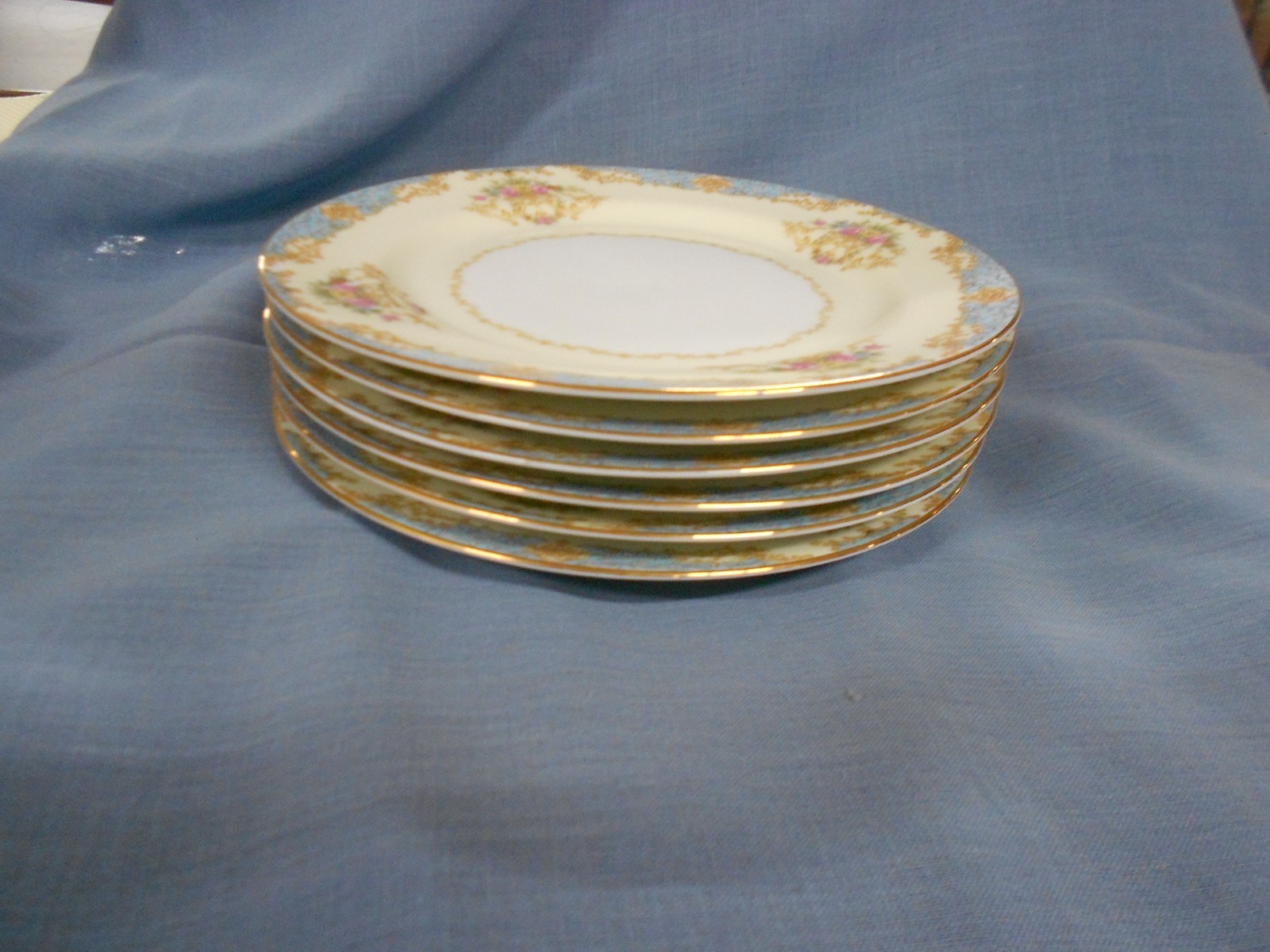 6 Chevonia Noritake Salad Lunch Plate 7 1/2 inches Japan