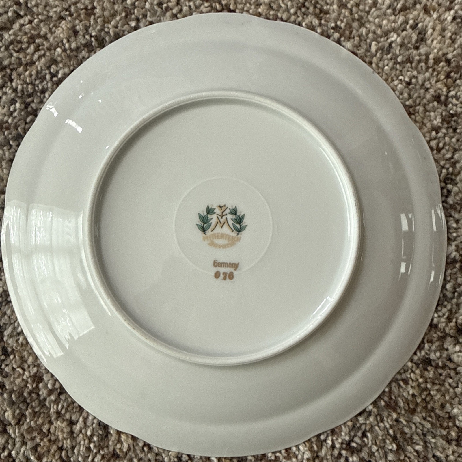 Mitterteich Bavaria Germany Meissen Floral Small Dessert Plate 6inch (076)