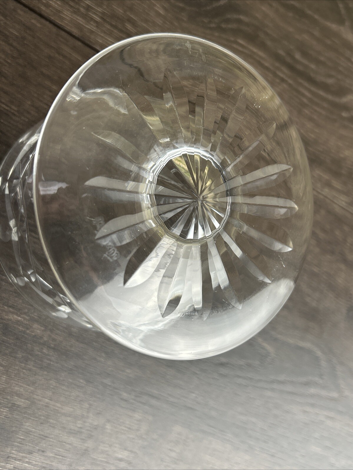 Waterford Lismore Footed Dessert Bowl Clear Polished Cut Glass 3in high
