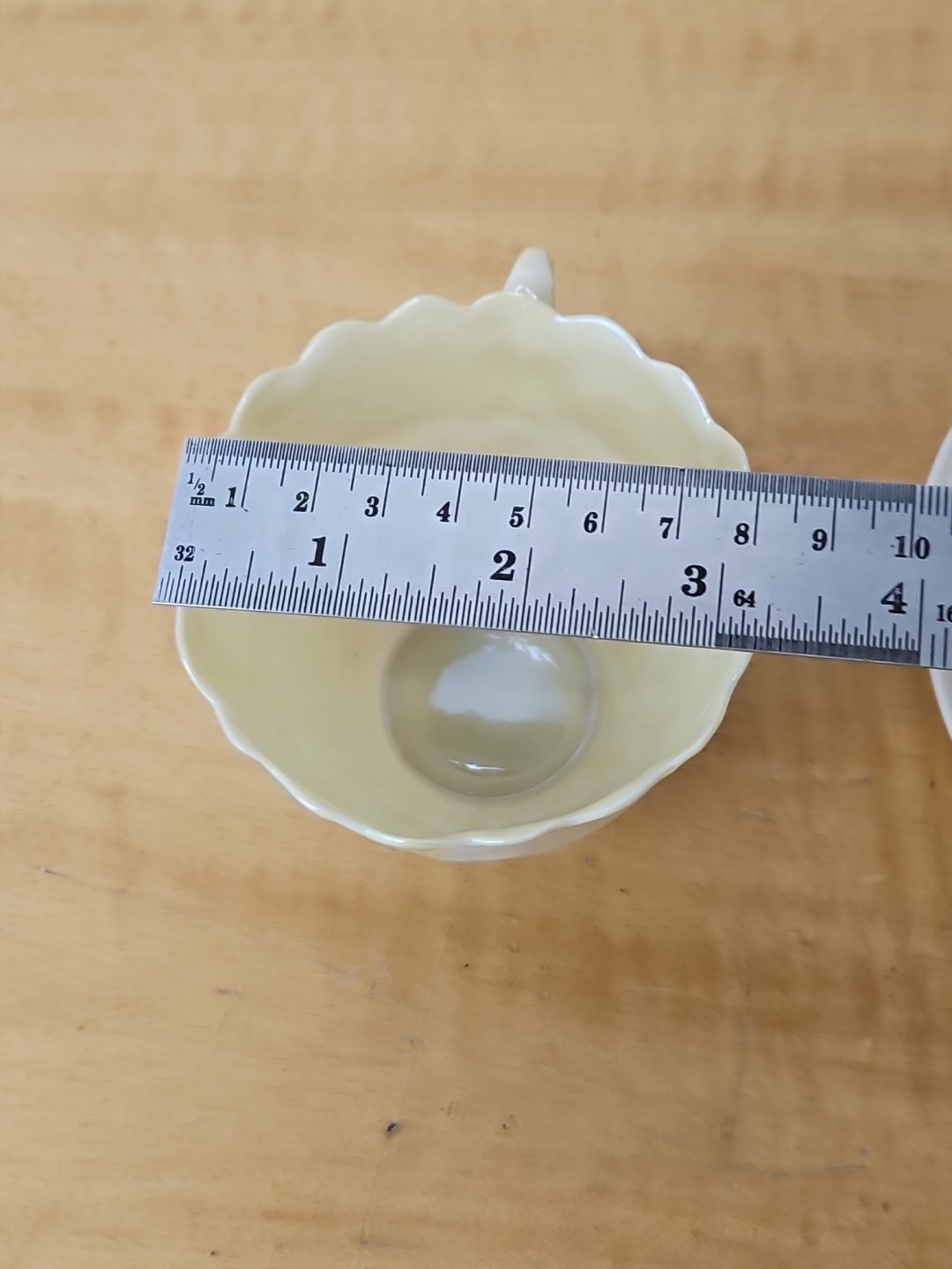 BELLEEK Porcelain CUP AND SAUCER SET 5th Mark Made in Ireland (1955-1965)