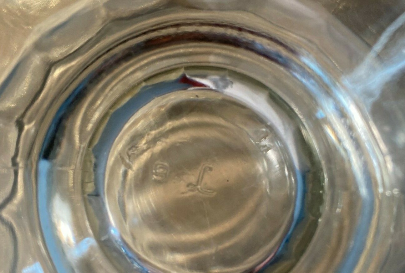 VTG LIBBY CLEAR GLASS COMPOTE PEDESTAL BOWL/CANDY DISH/MINI VASE-4.25″-EX COND