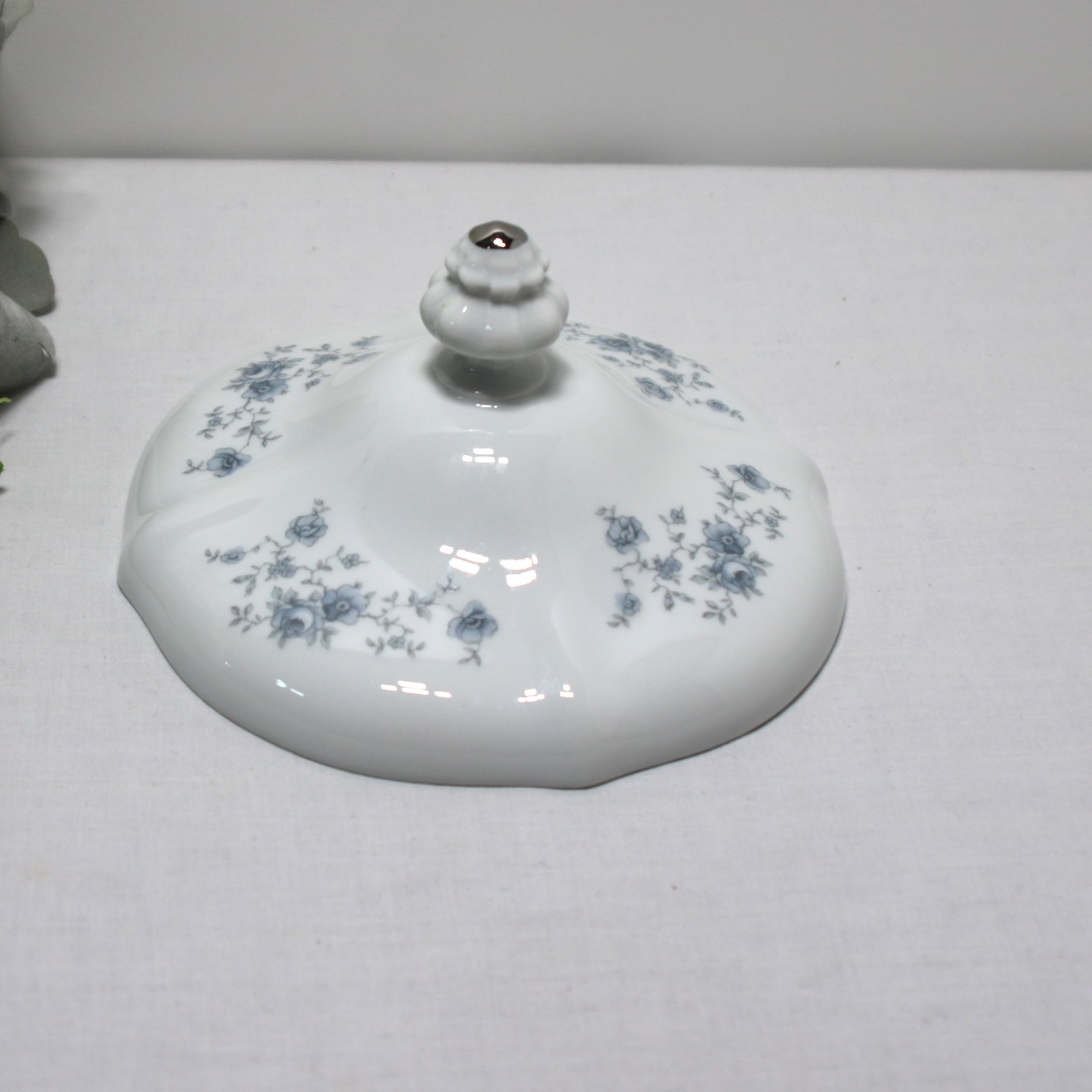 Vintage Johann Haviland Blue Garland LID ONLY for Serving Bowl 6.5″ Across