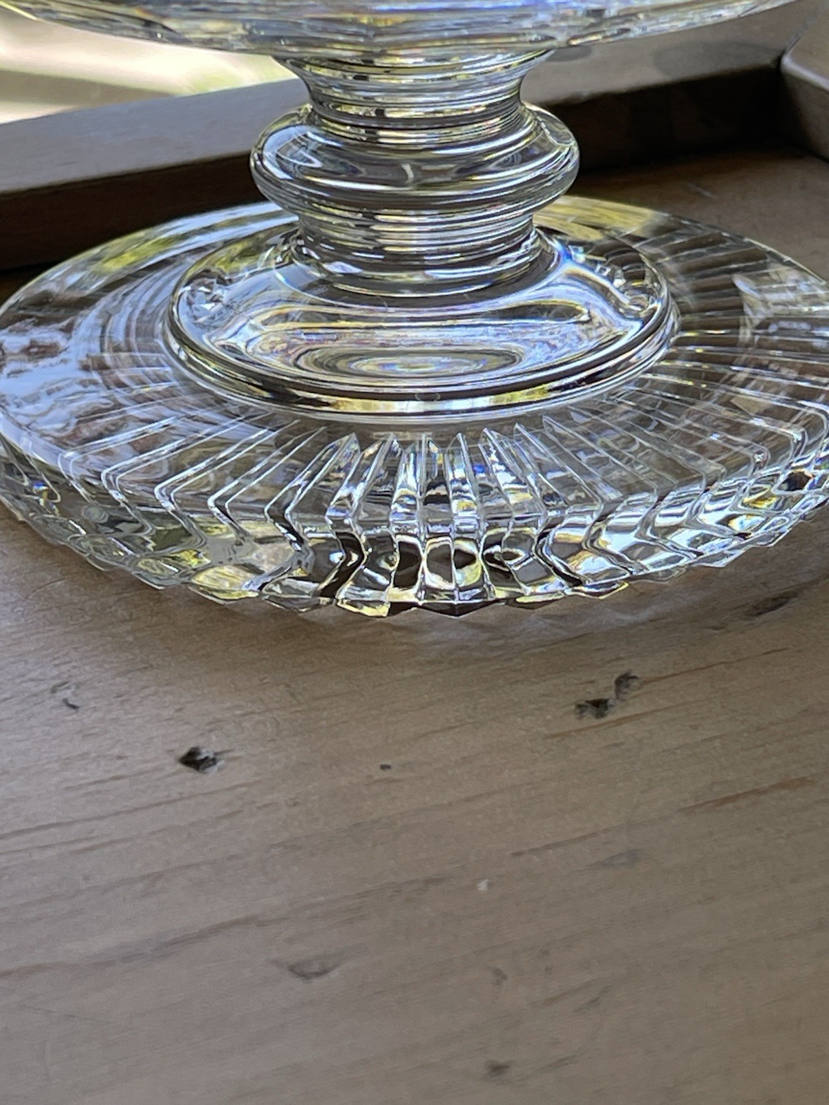 Vintage Waterford Crystal Centerpiece Bowl Footed Pedestal Castletown Cut ~MINT