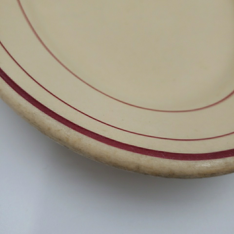 Clarks Store Fixture Co Wellsville China Oval Plate Platter 2PC Flint Michigan