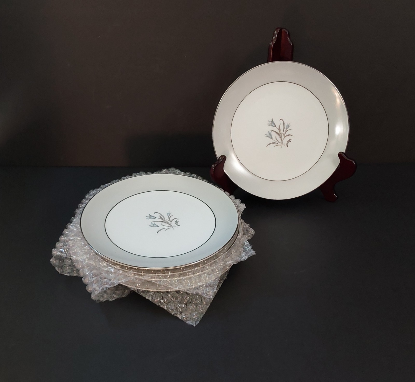 Vintage Noritake Bone China Bluebell 8.25” diameter SALAD Plates (5)