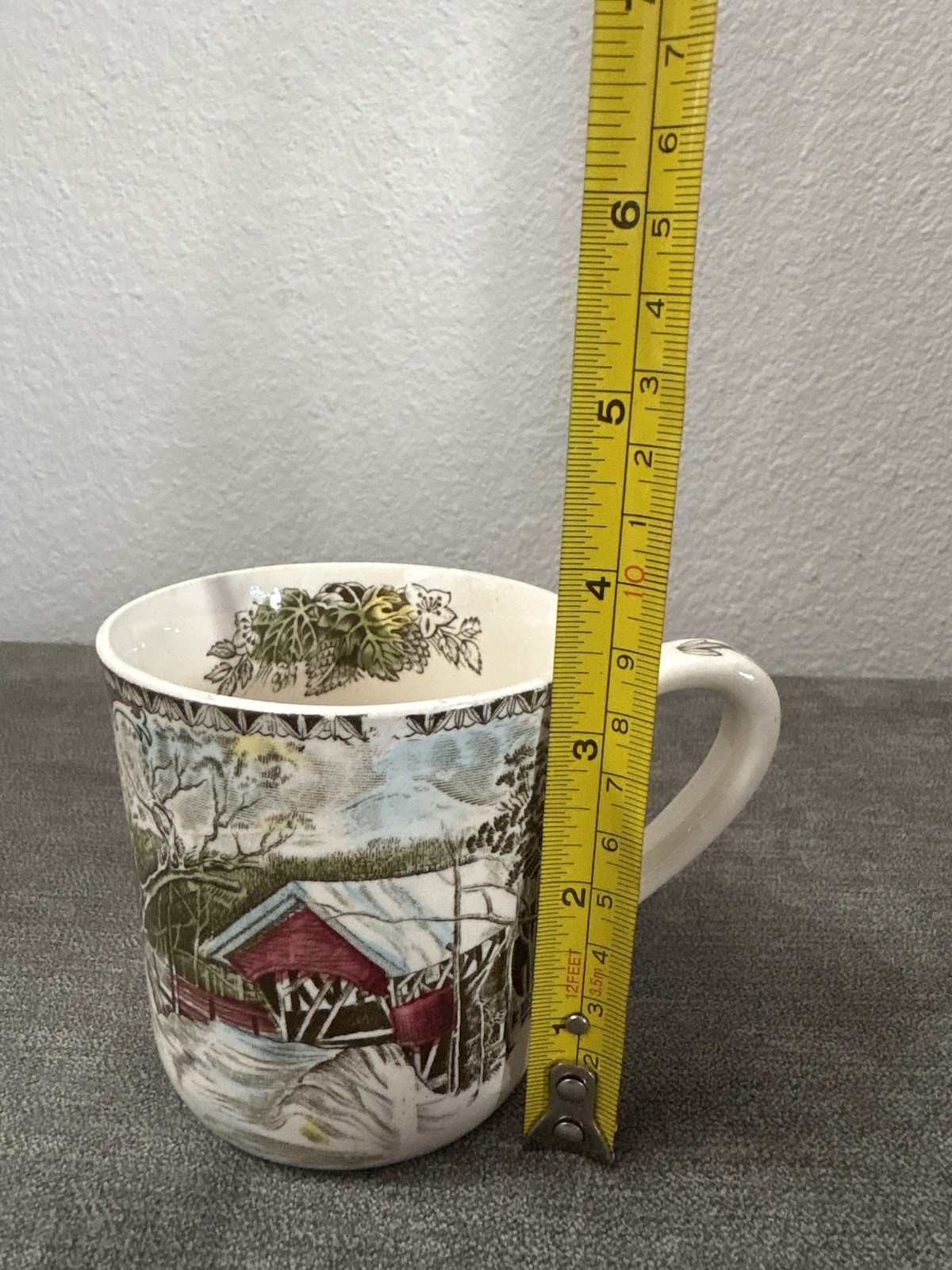 The Friendly Village The Covered Bridge Mug by Johnson Brothers Made In England