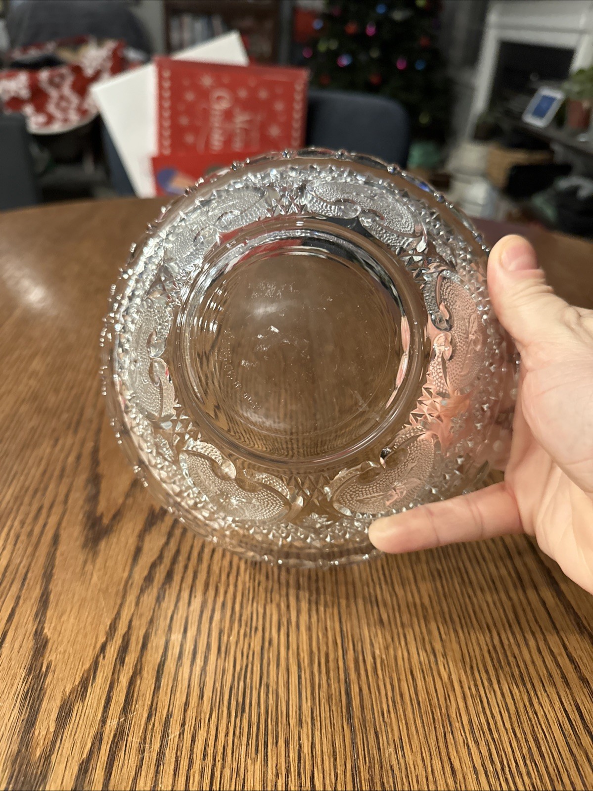 KIG Indonesia Clear Glass Bowl 7”