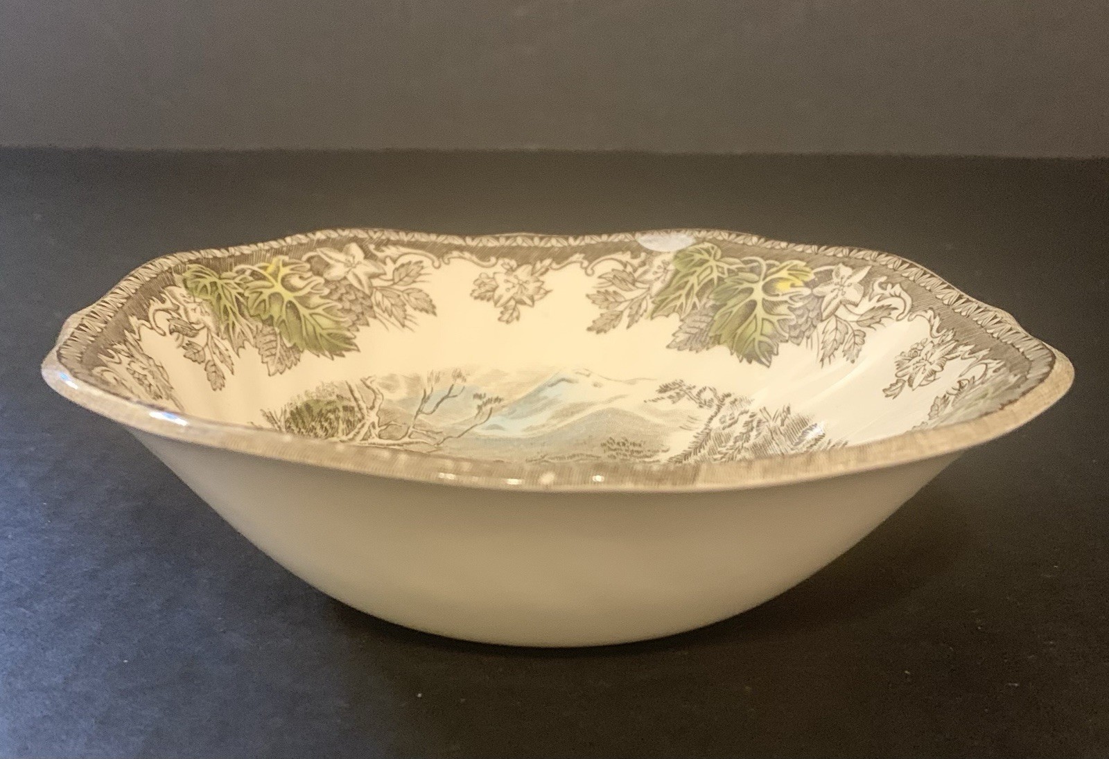 Johnson Bros. The Friendly Village “Covered Bridge” 6-1/4″ Cereal / Fruit Bowl