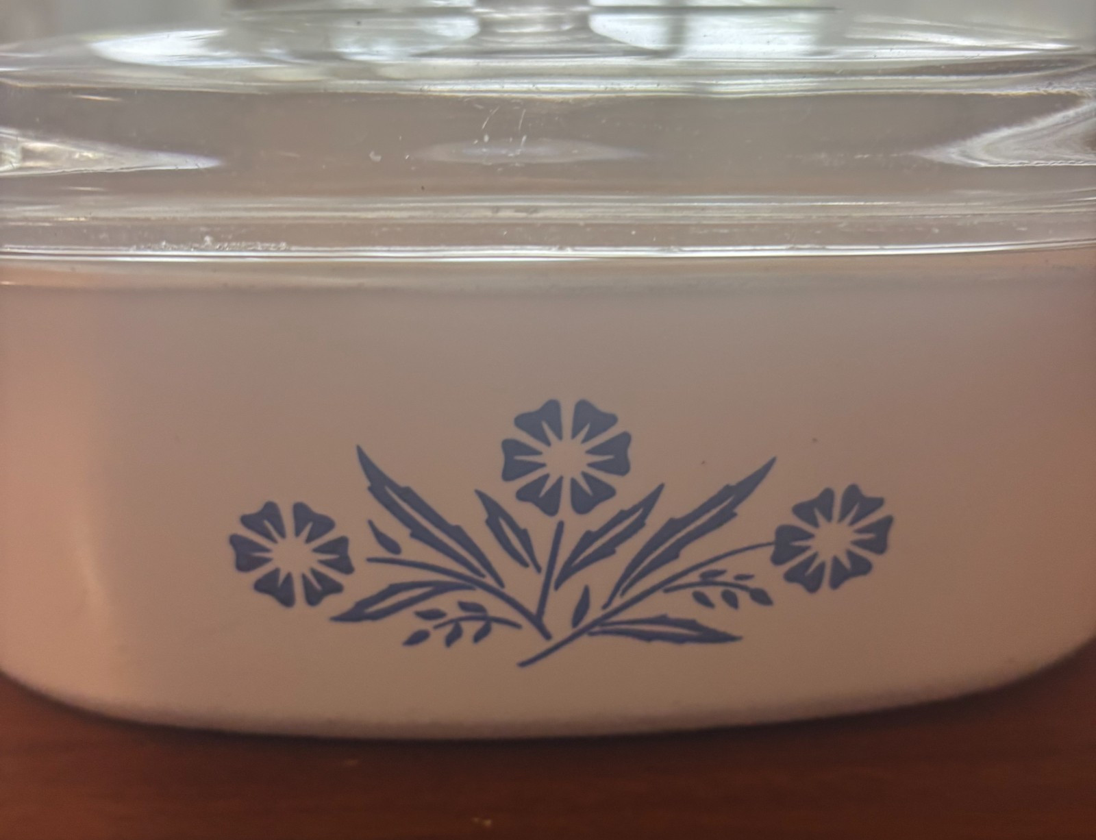 Corning Ware Blue Cornflower A-2-B 2 Liter Casserole + Pyrex A-9-C Glass Lid