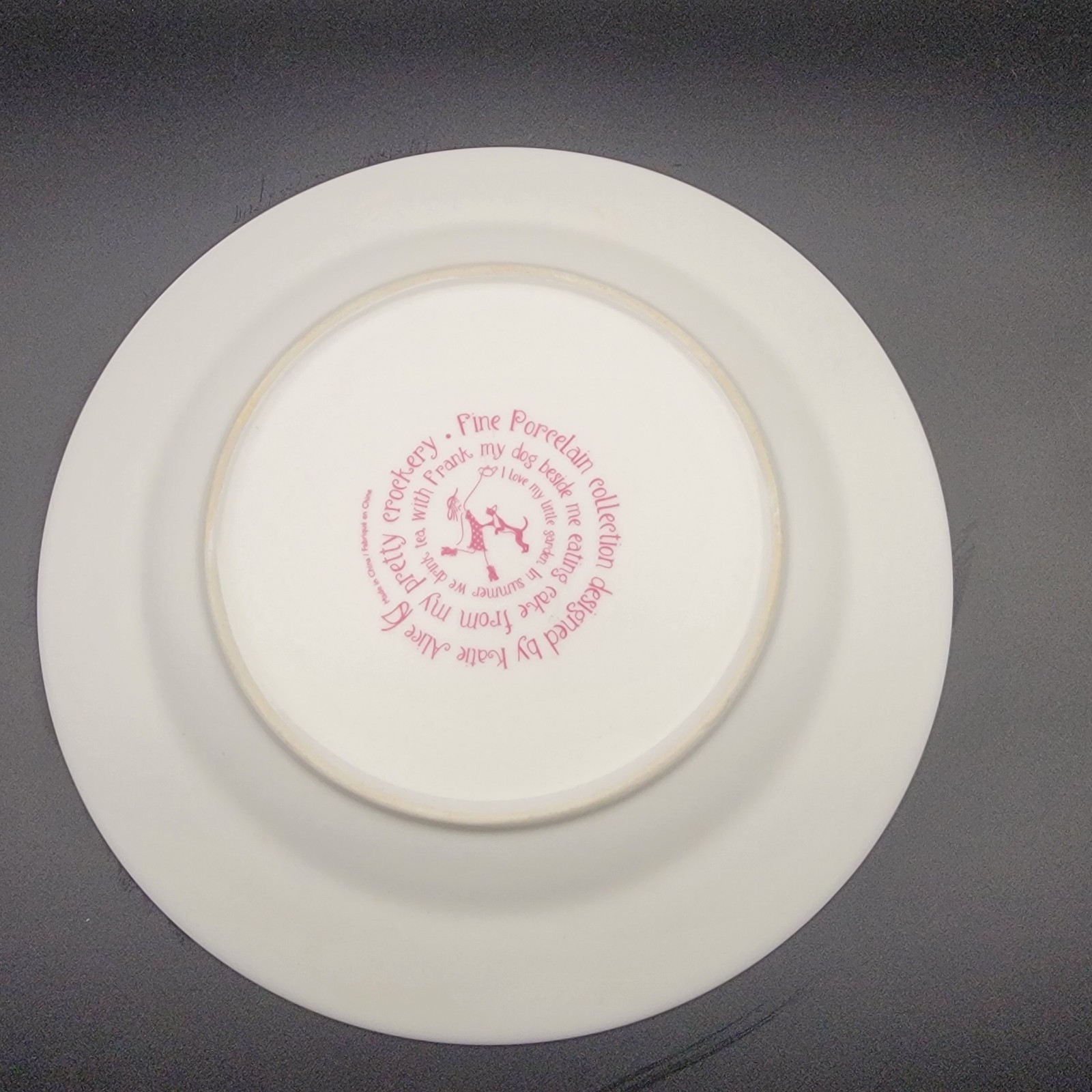 Katie Alice Country Cottage Garden Dinner Plate floral Roses retired rare 11 In