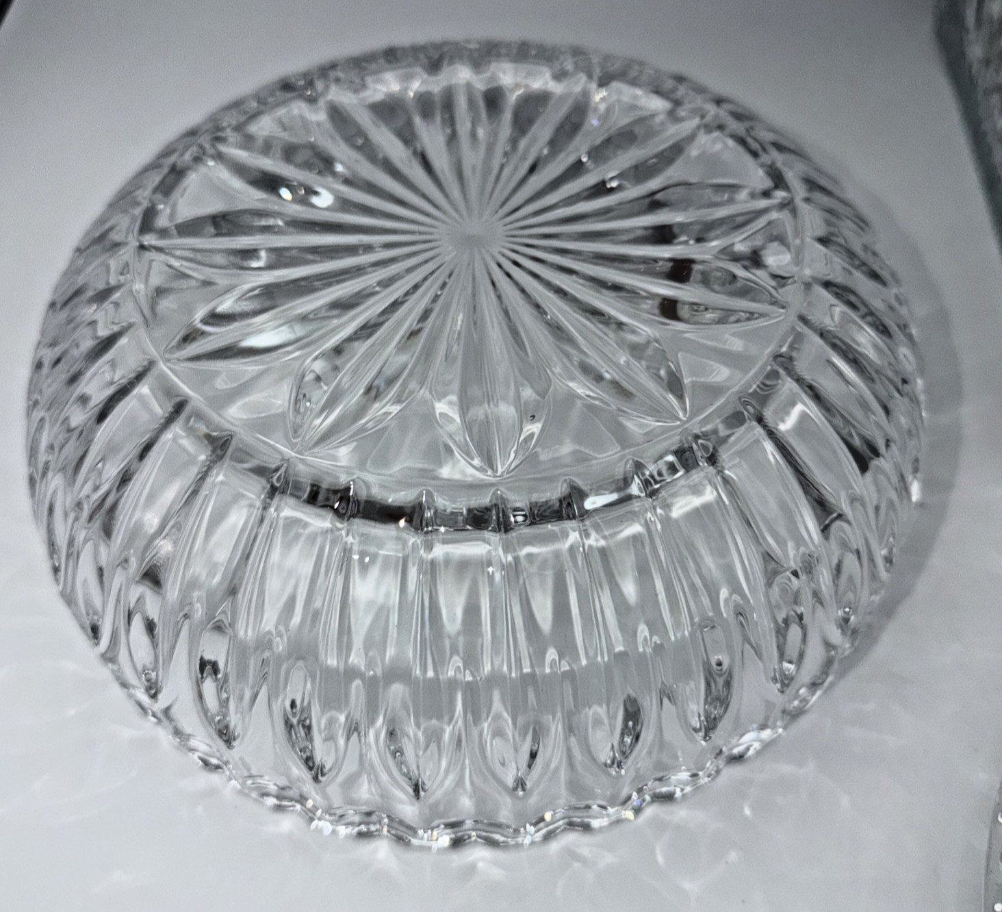 LARGE 9″ Hershey’s Kiss Crystal Covered Candy Dish Godinger Kisses Box HTF
