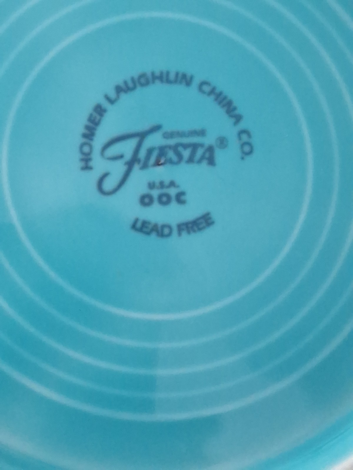 Fiesta 7.25″ Salad Plates Set of 3 Shamrock Peacock Turquoise Homer Laughlin USA