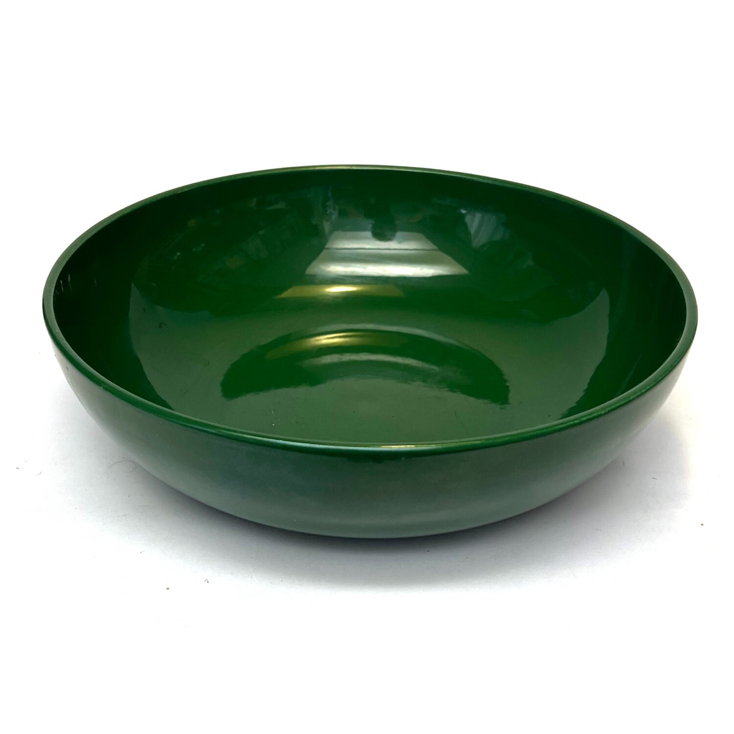 Vintage Hollydale Malibu Modern Forest Green 9″ Round Serving Bowl