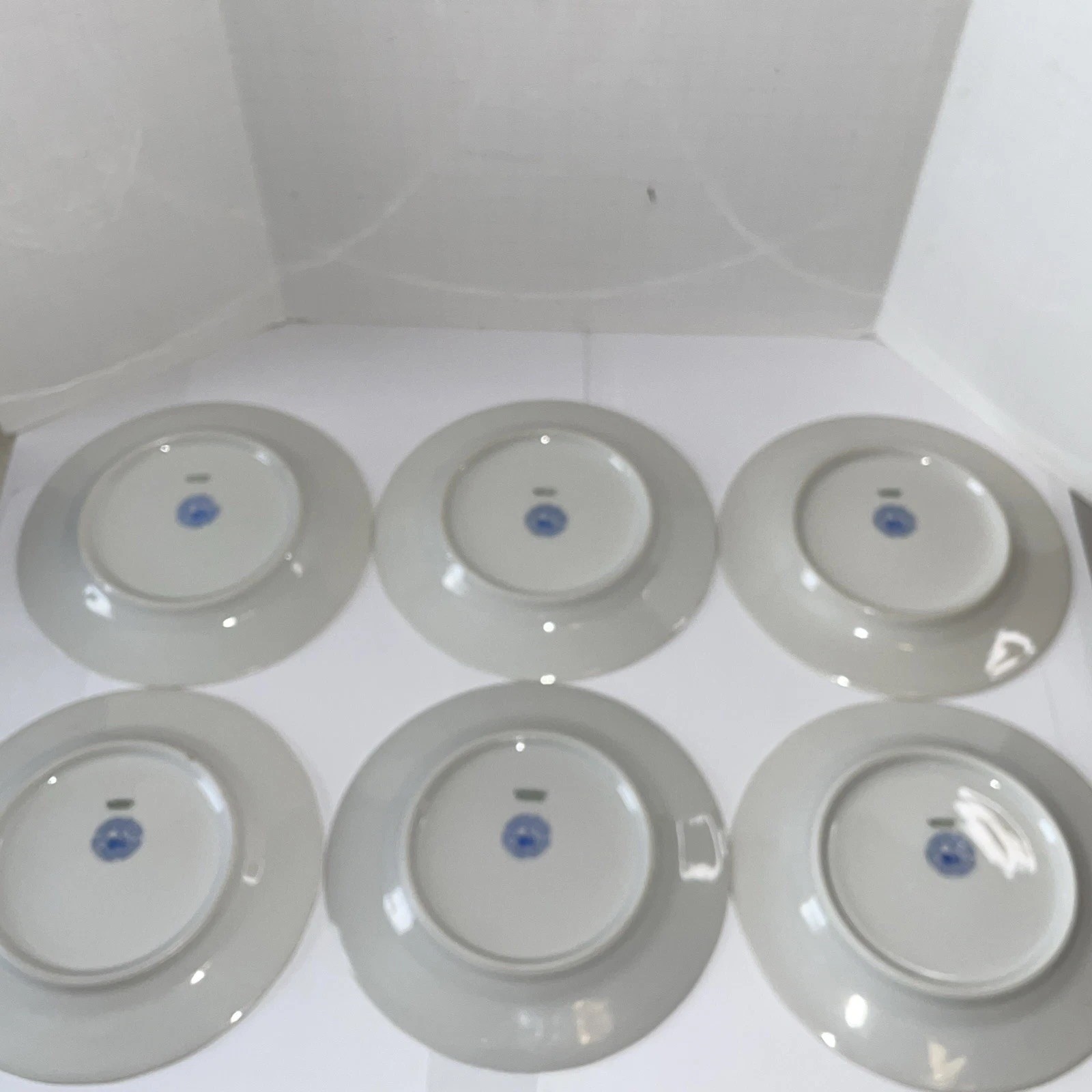 Raynaud Limoges Dresden Floral Style 6 bread dessert Plates 6 1/4” Gimbel bros.