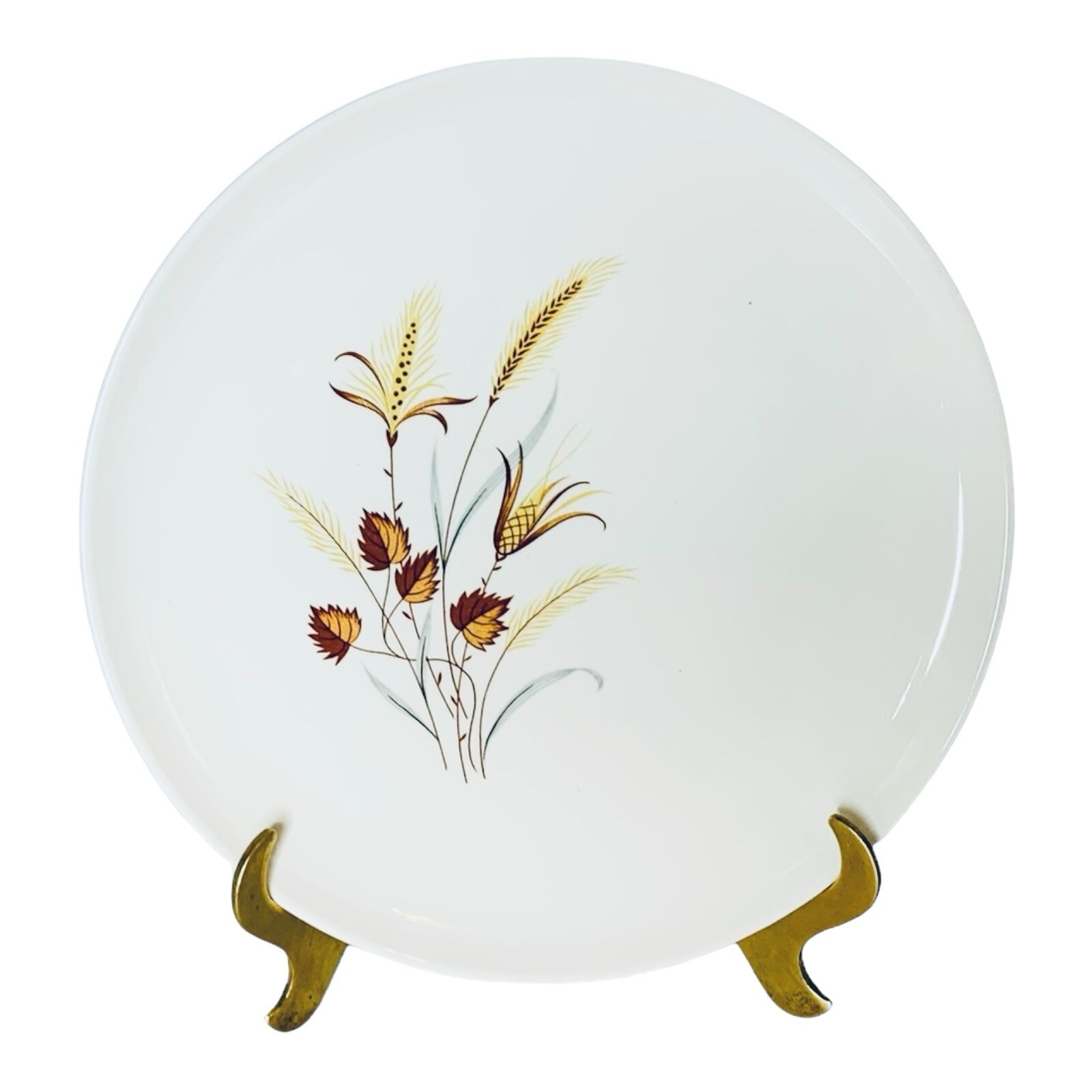 Taylor Smith & Taylor Ever Yours AUTUMN HARVEST Wheat Floral Dinner Plate