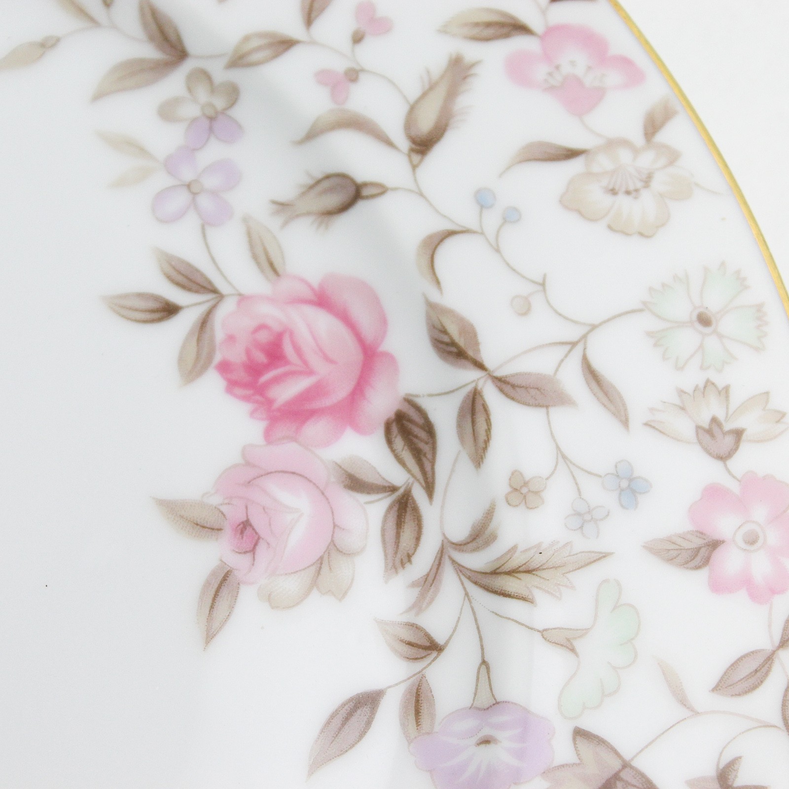 Set Of 6 Sango Jeannette Porcelain Dinner Plates Japan