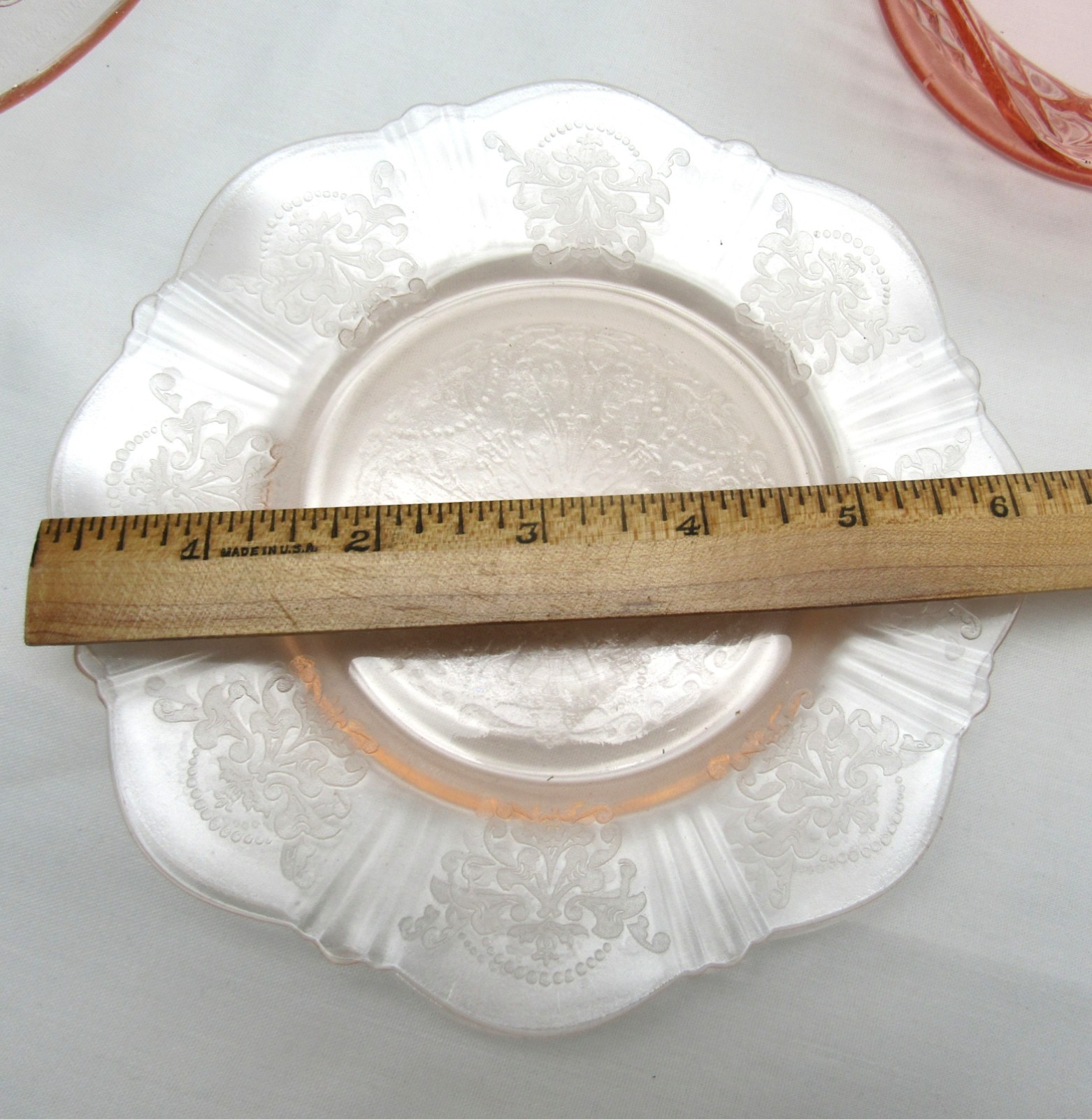 Vtg Mixed Lot of Pink Depression glass Dishes MacBeth-Evans Lancaster Imperial