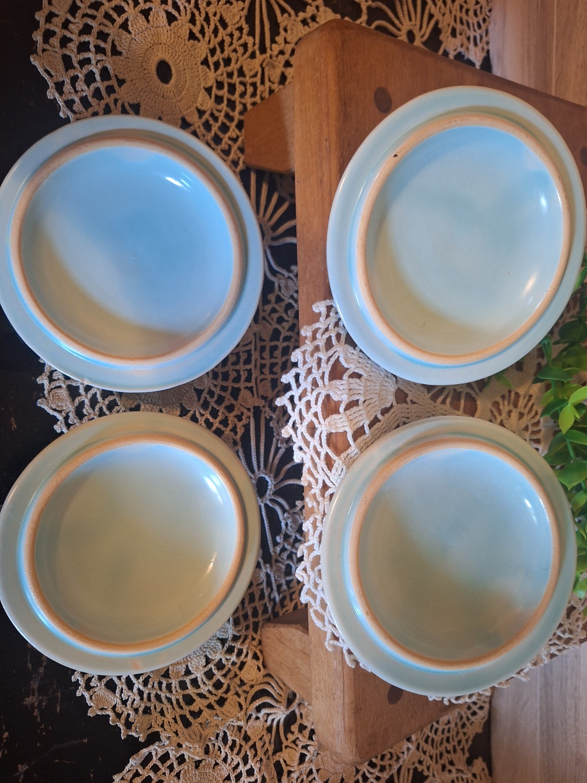 Set of 4 Vntg. La Solana Pottery Soup Crocks with handles, Chili Bowls,…
