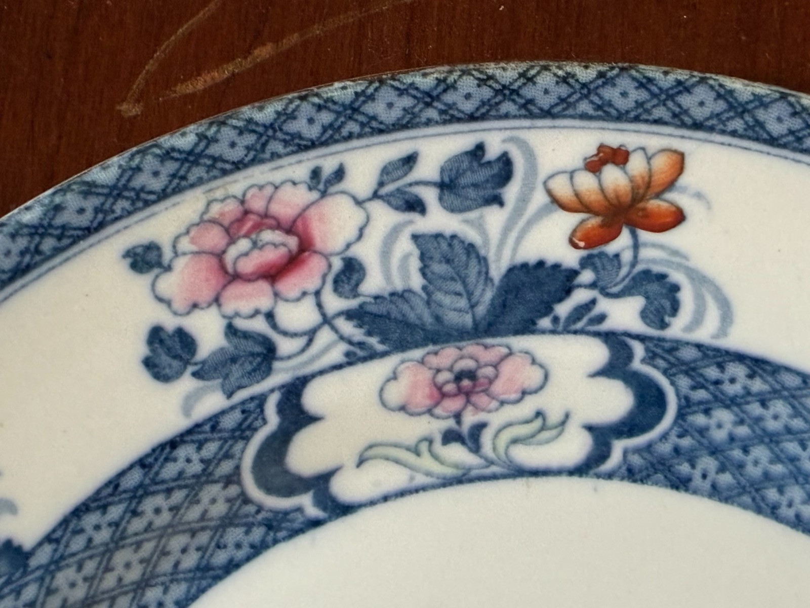 ANTIQUE F WINKLE & CO WHIELDON WARE OLD NANKIN LUNCHEON SALAD PLATE C1911