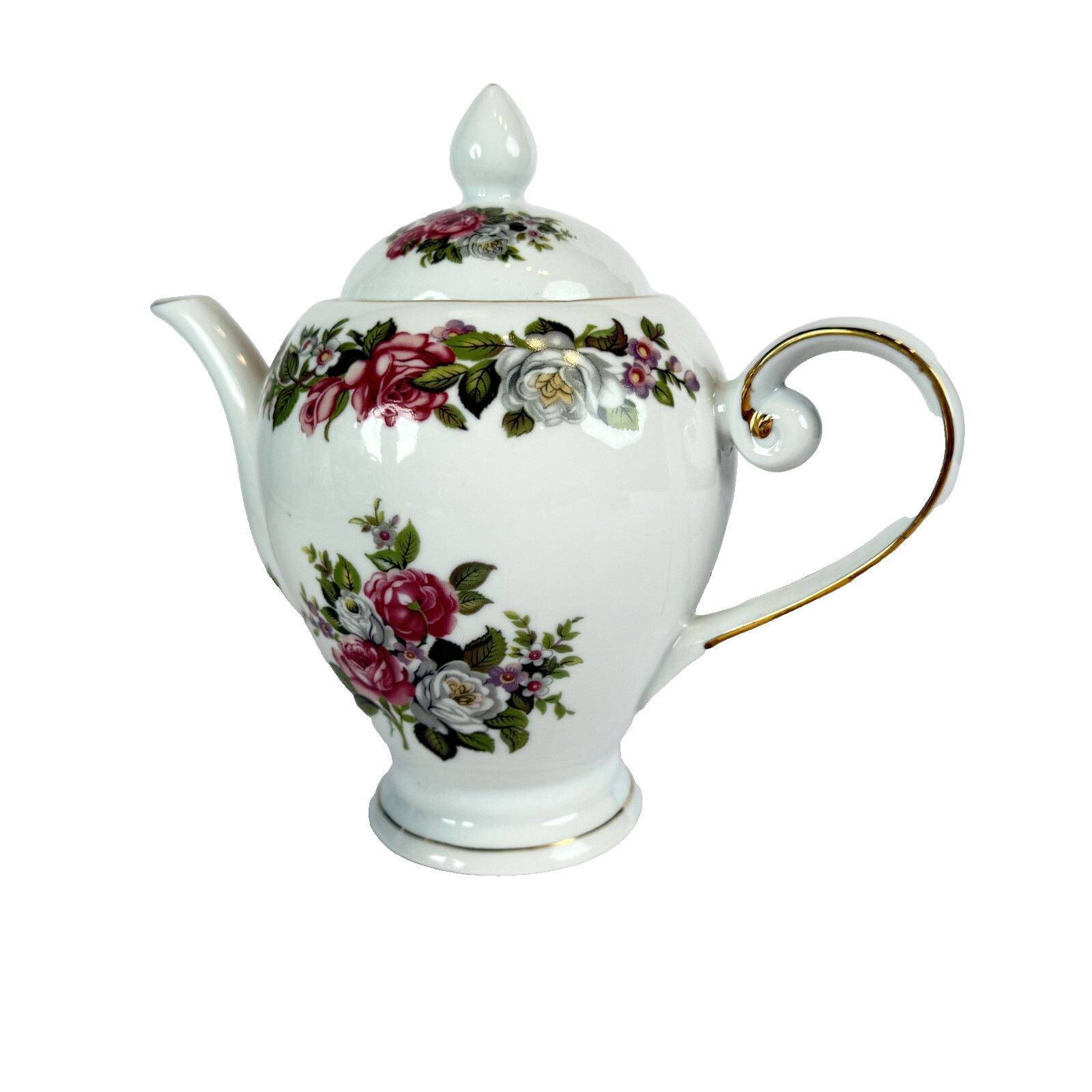Vintage Tea pot from Old Foley Harmony Rose Collection by James Kent in England