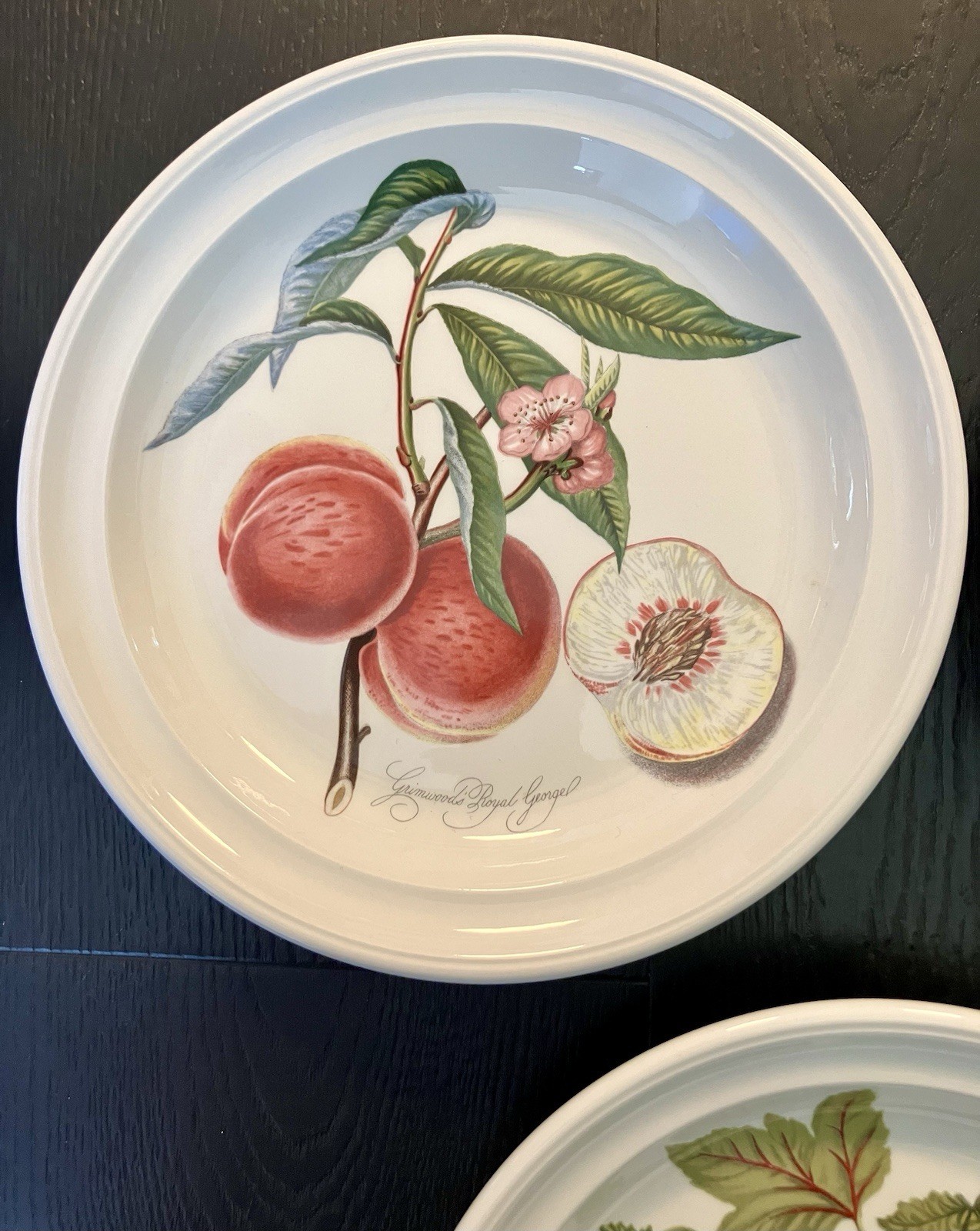 5 Pomona Portmeirion 8.5” Plates 1982 Susan Williams-Ellis Made in England
