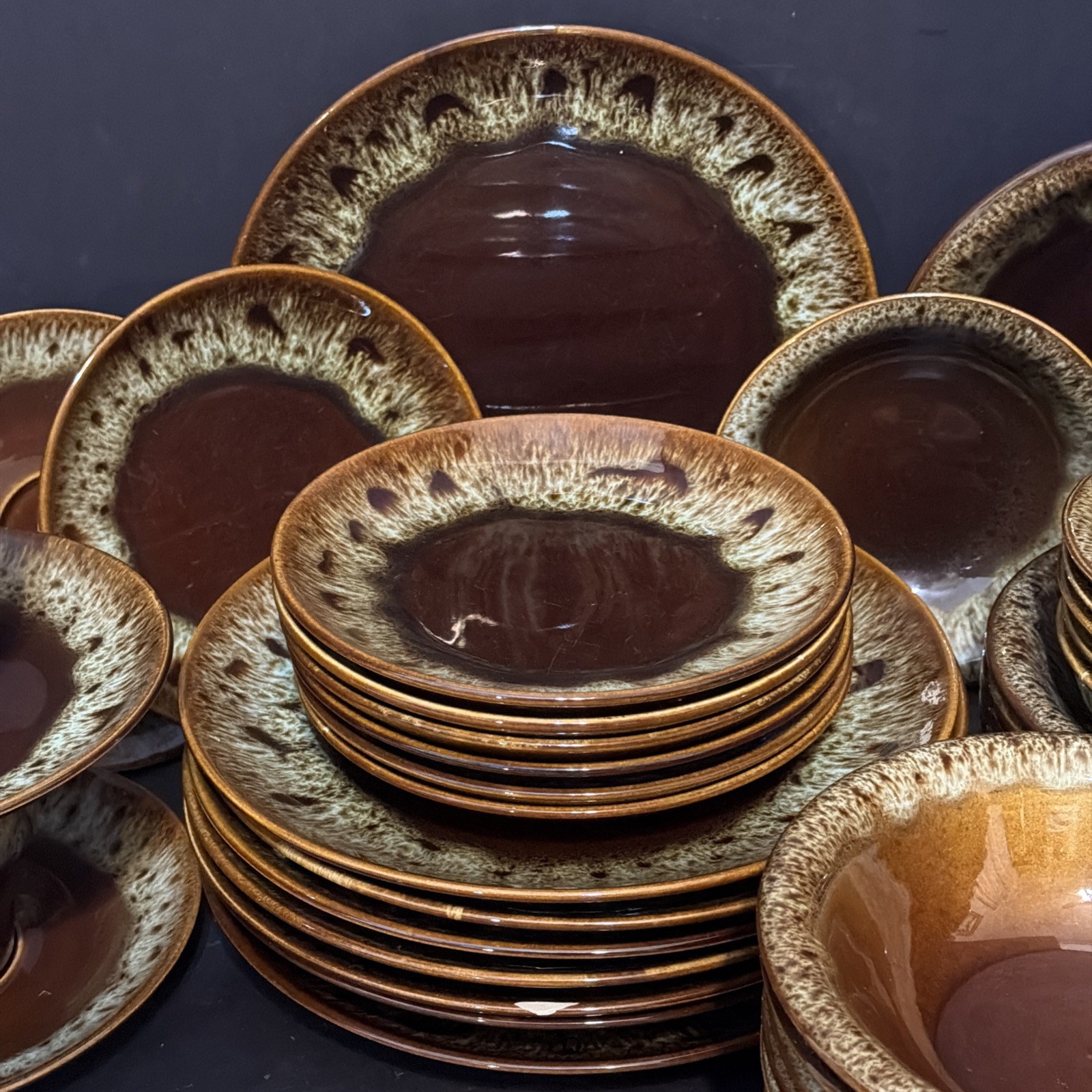 Vintage Pennsylvania Dripware 45 pcs – Service for 4++ – 7 pc Place Setting USA