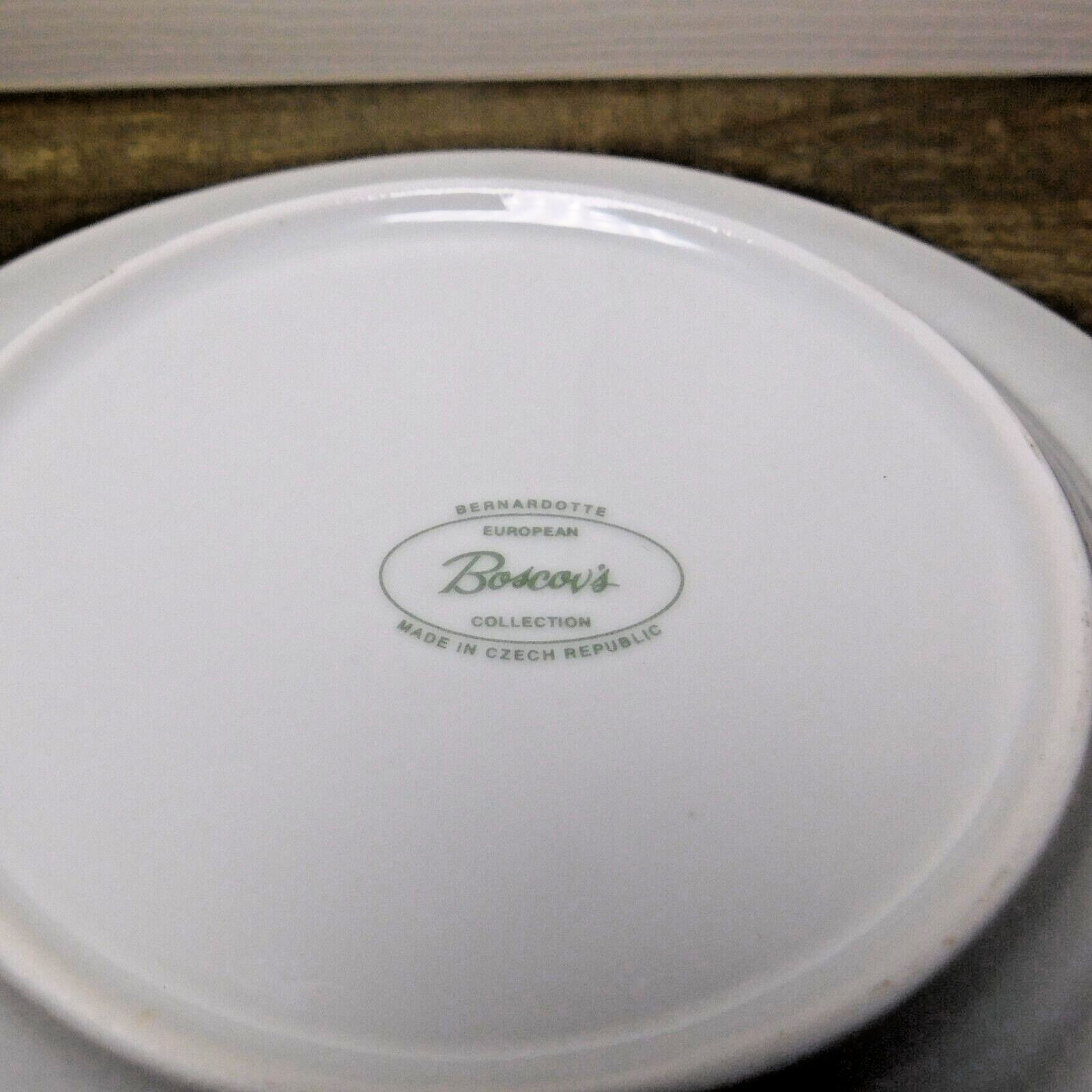 Bernardotte Ivory BOSCOV’S European Collection Czech 6.75″ BREAD PLATE Lot 4