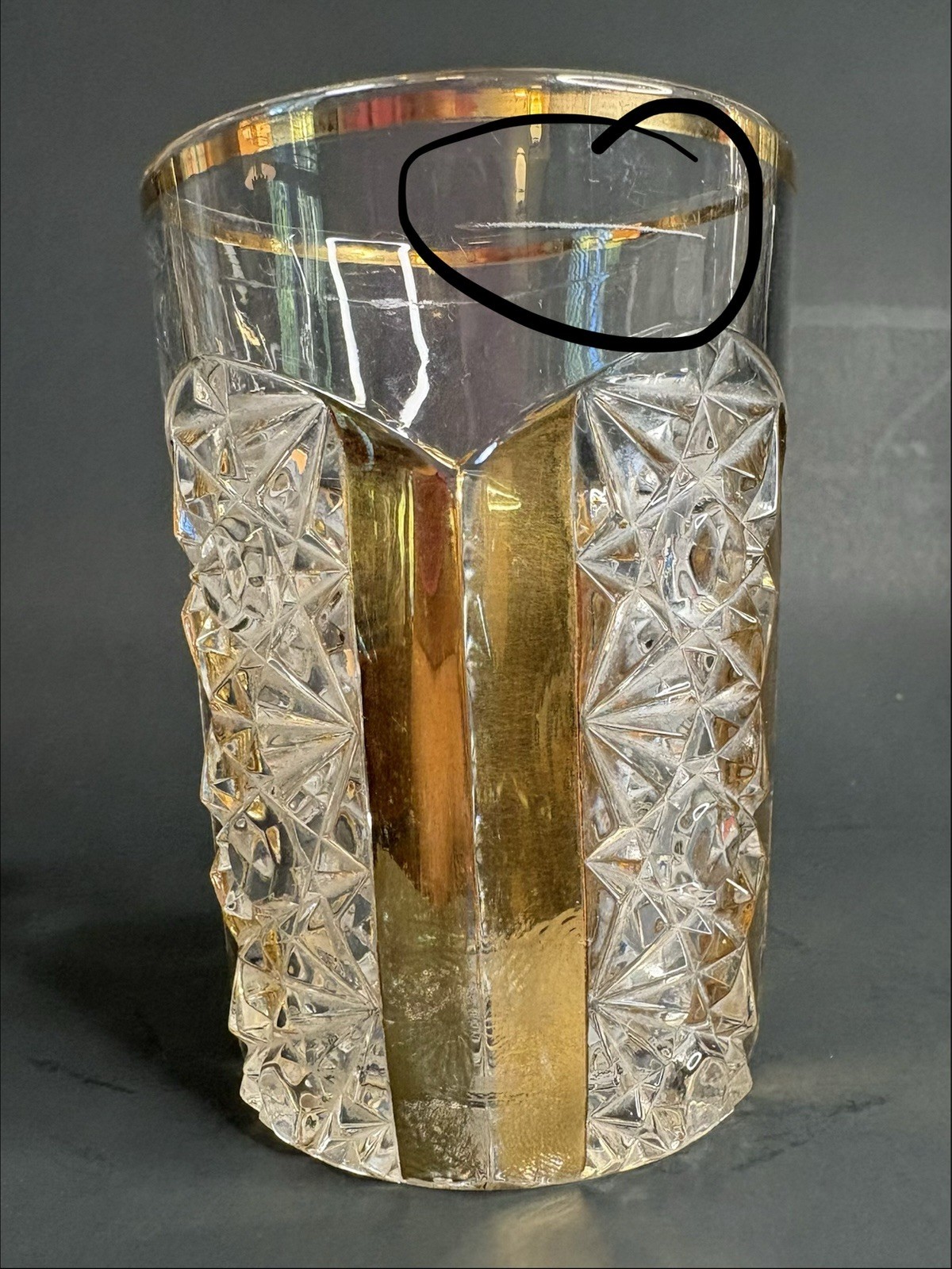 Antique EAPG Duncan Miller Clover #58 Pitcher & 4 Tumblers Set c1905 Glass