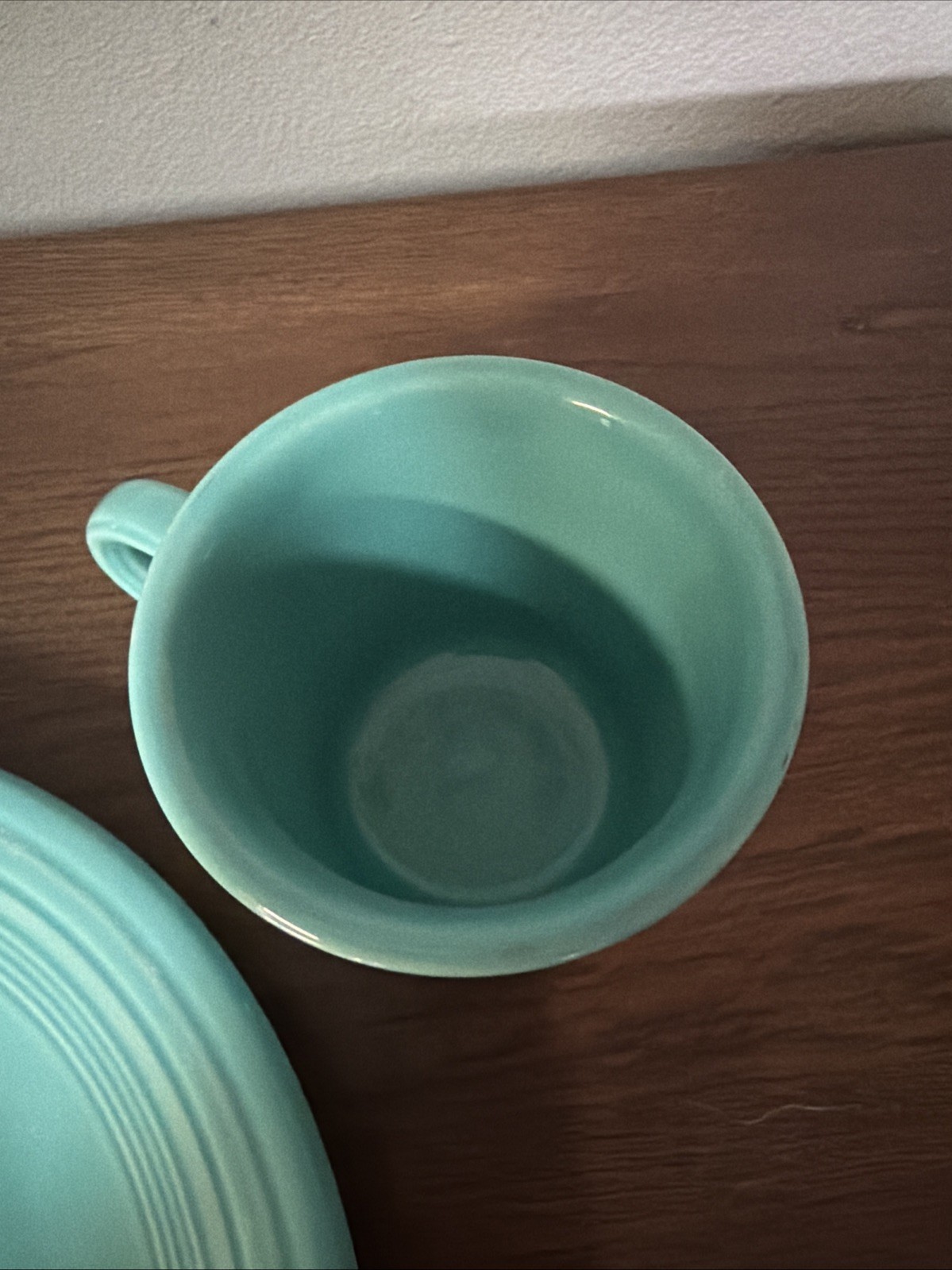 Fiestaware Dinner Plate 10 1/2”-2-Coffee Cup Mug Homer Laughlin O Ring Turquoise