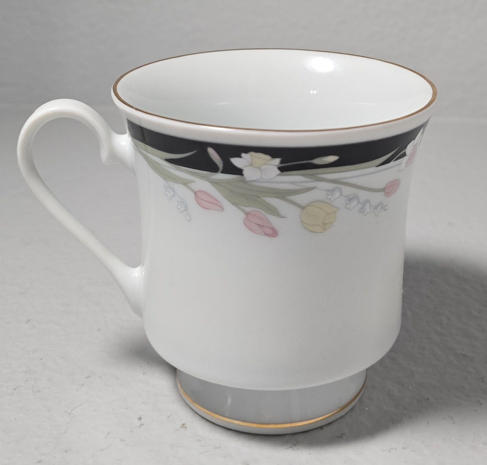 Crown Ming Fine China Jian Shiang Michelle Gold Rim Estate MCM Creamer Sugar 33