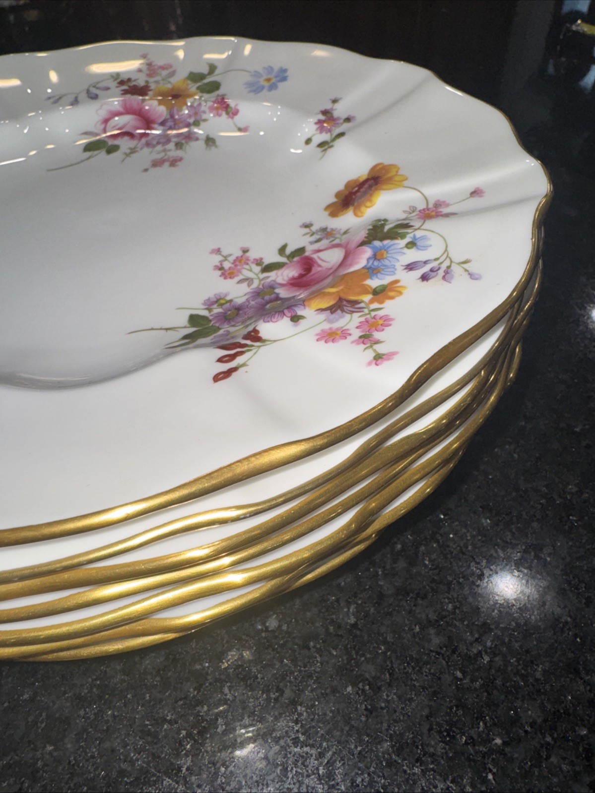 Royal Crown Derby “Derby Posies” Dinner Plate. English Bone China