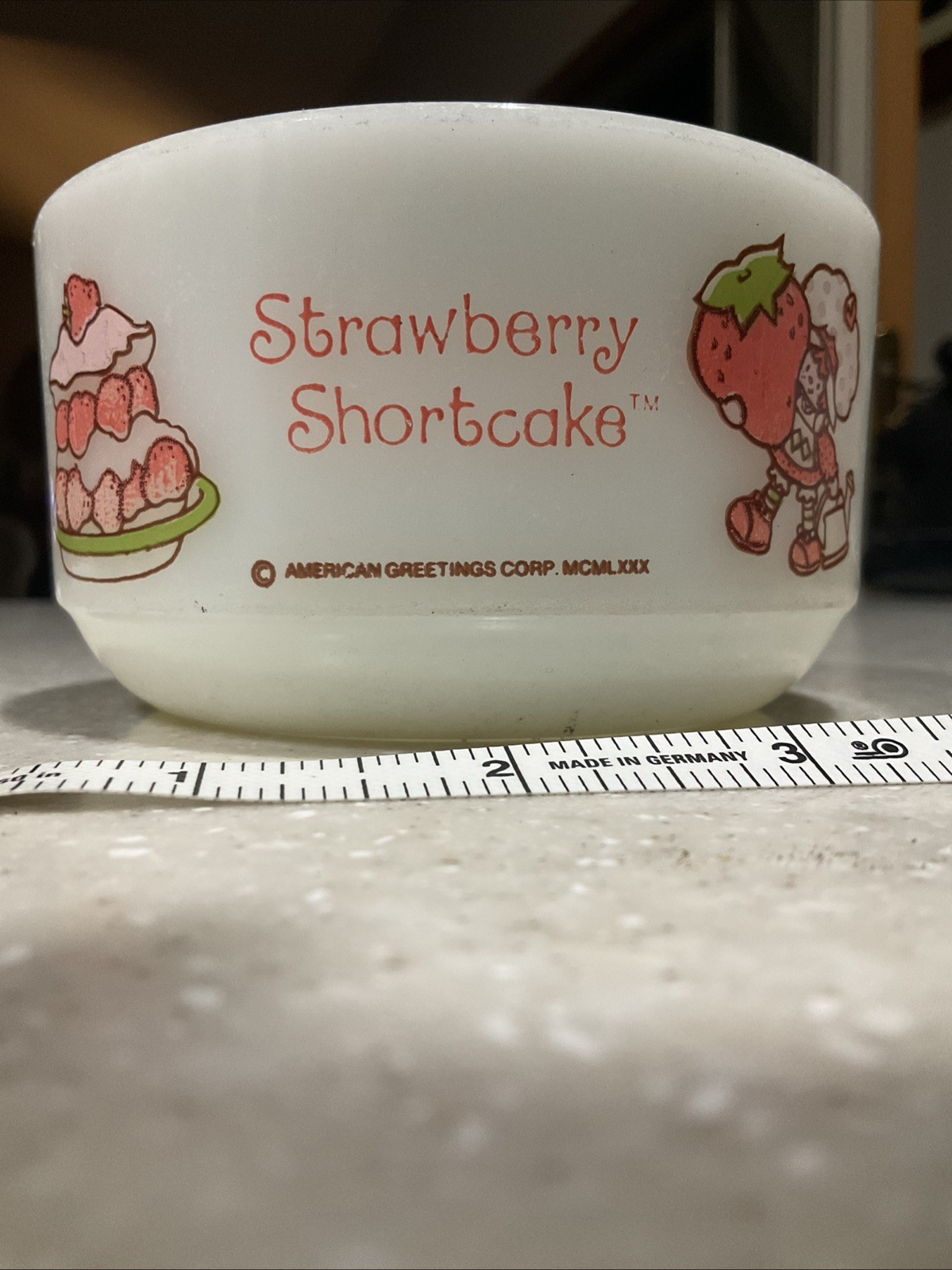 Vintage Anchor Hocking Strawberry Shortcake Cereal Bowl From The 1980S