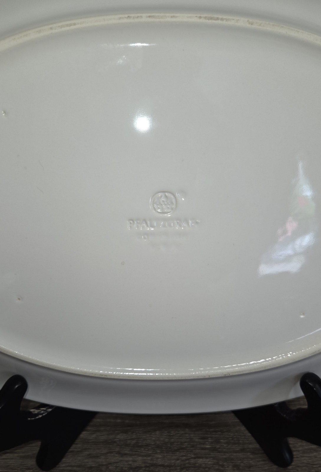 Pfaltzgraff Acadia White 14 1/2″ Oval Serving Platter w/Braided Edge SEE PICTURE