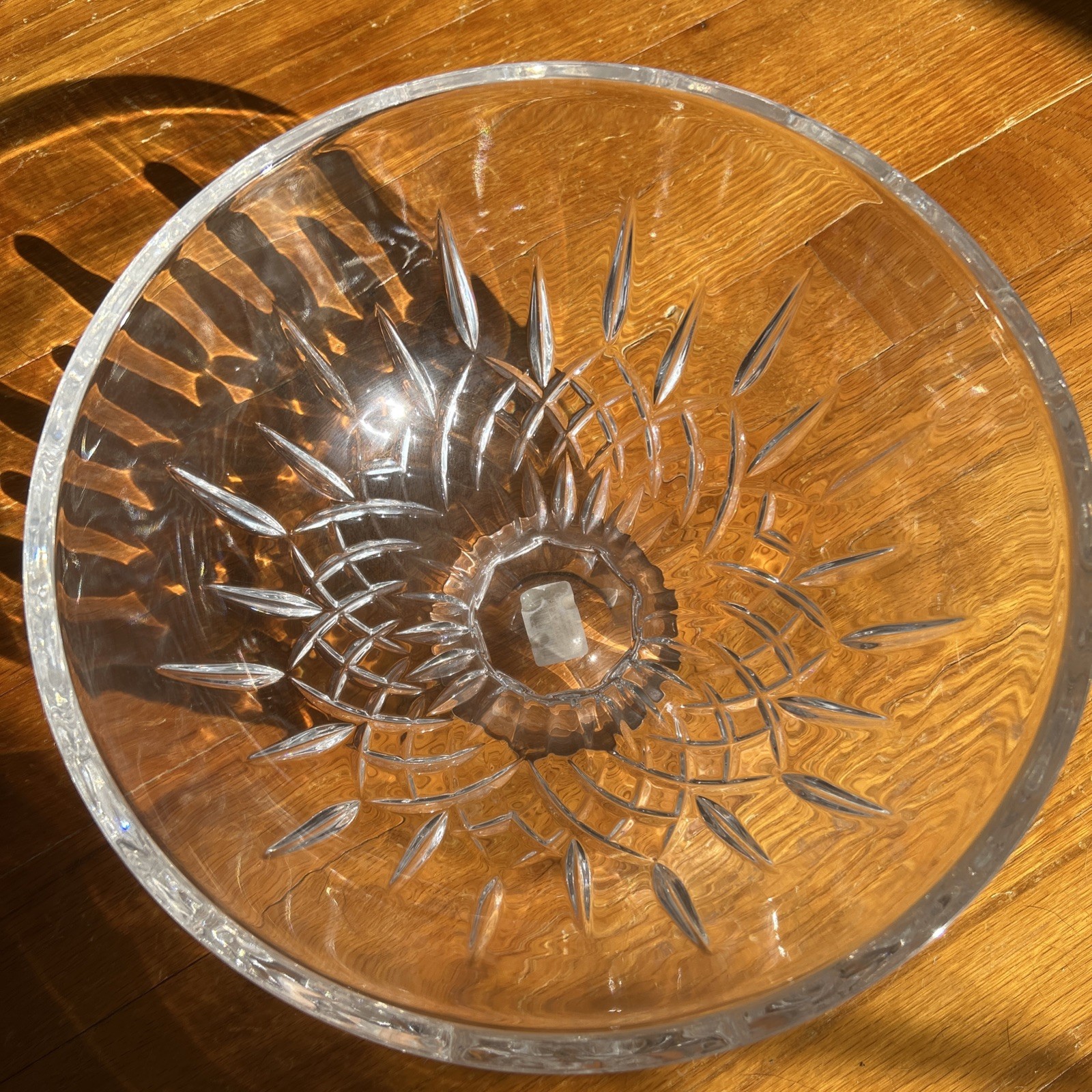 Vera Wang-Fidelity-10″ Footed Crystal Bowl Wedgwood Lead Crystal – Germany