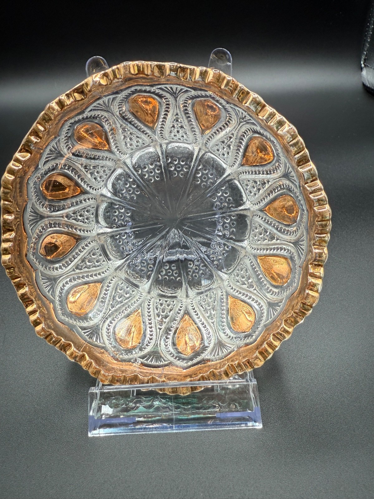 6 Antique EAPG U.S. Glass New Jersey Berry Bowl Pieces 1900-1908 4 1/2”