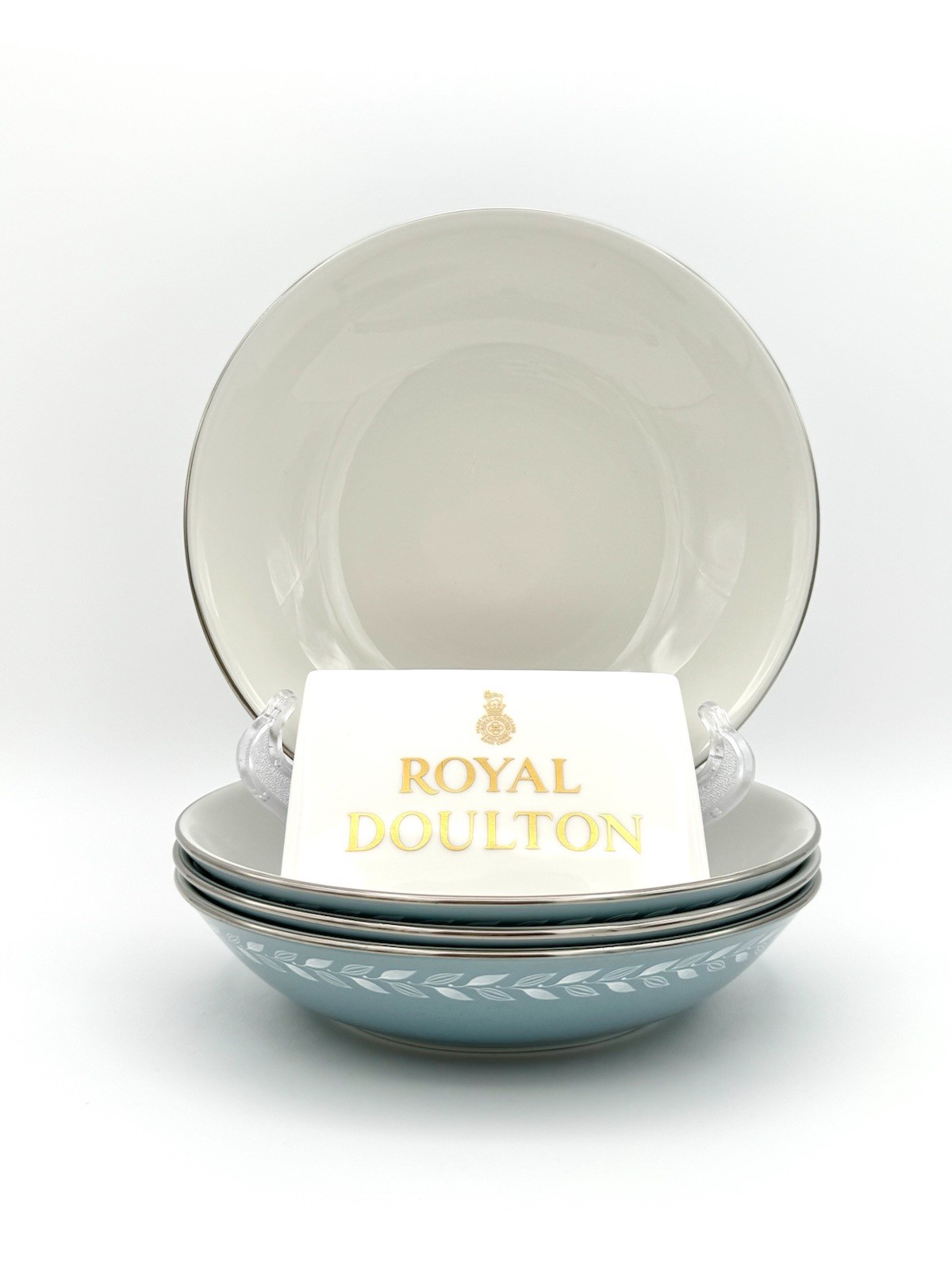 Royal Doulton Aegean – Coupe Cereal Bowls 6 3/4”, Set of 4