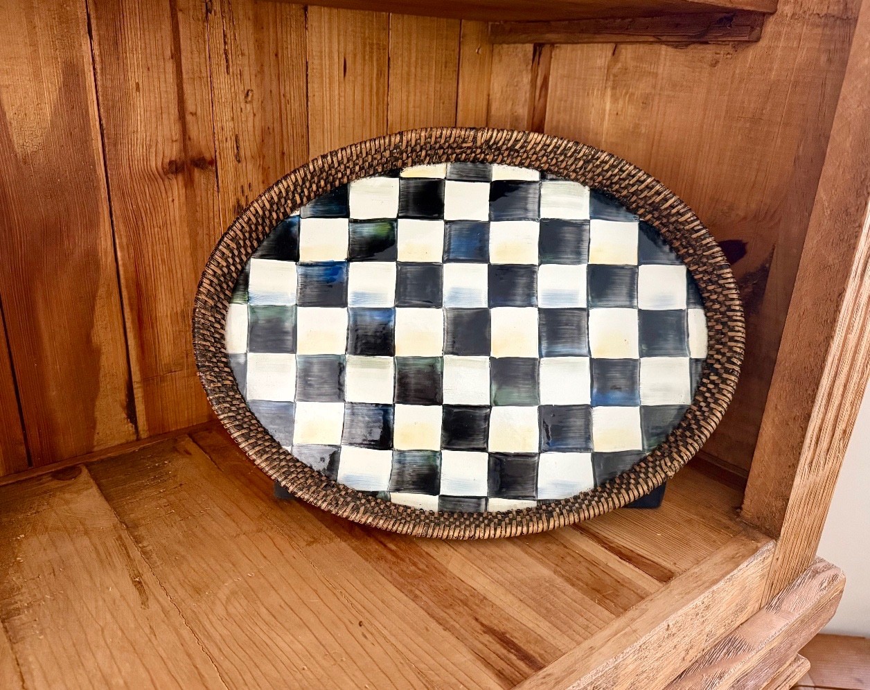 Mackenzie Childs serving platter 11 x 15