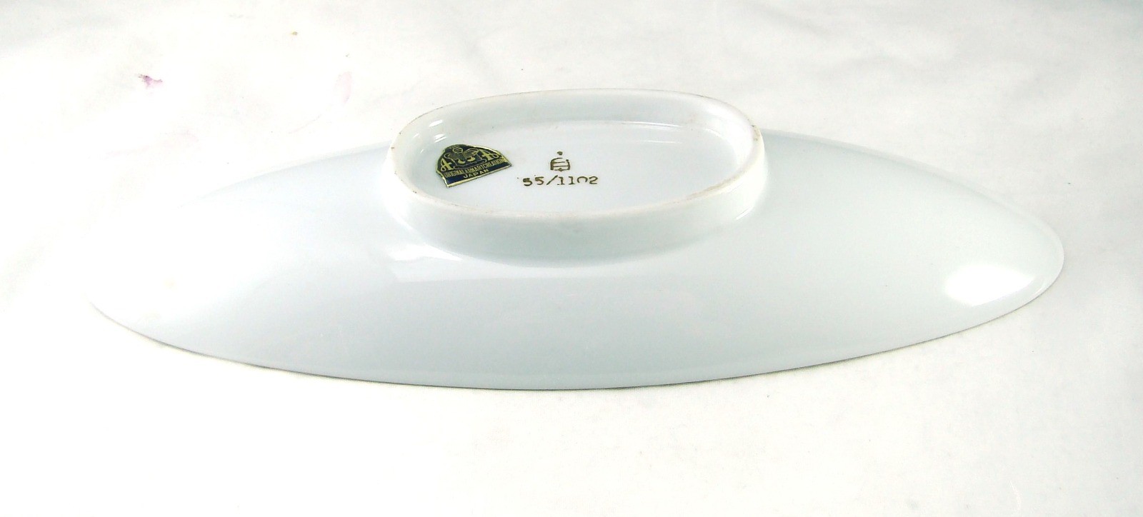 Arnart 55/1102 Royal Vienna Victorian Courting Scene Celery Dish Pink Center NEW