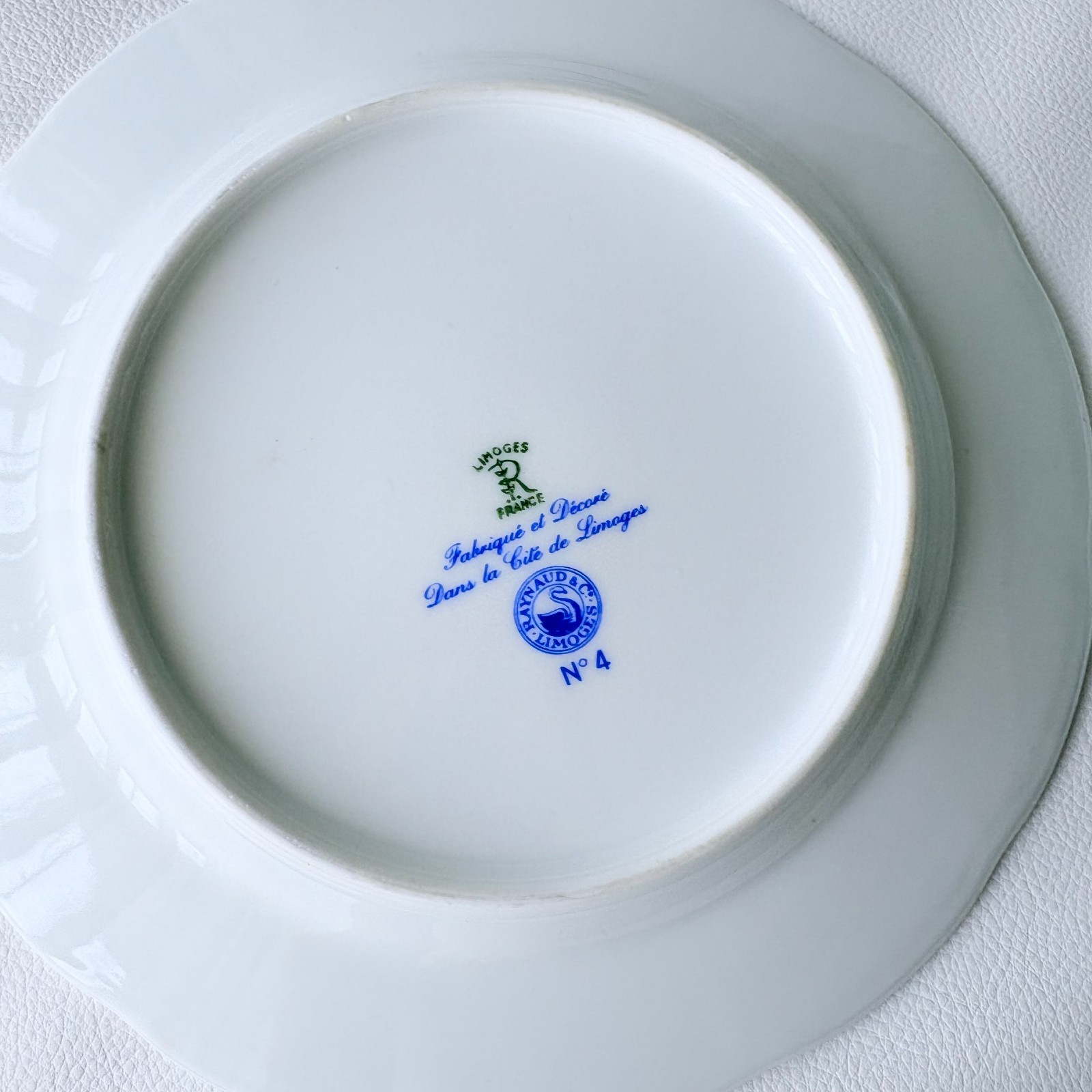 RAYNAUD Limoges SI KIANG Plate Full Set 6 [No.1 – 6] 22cm/8.7″