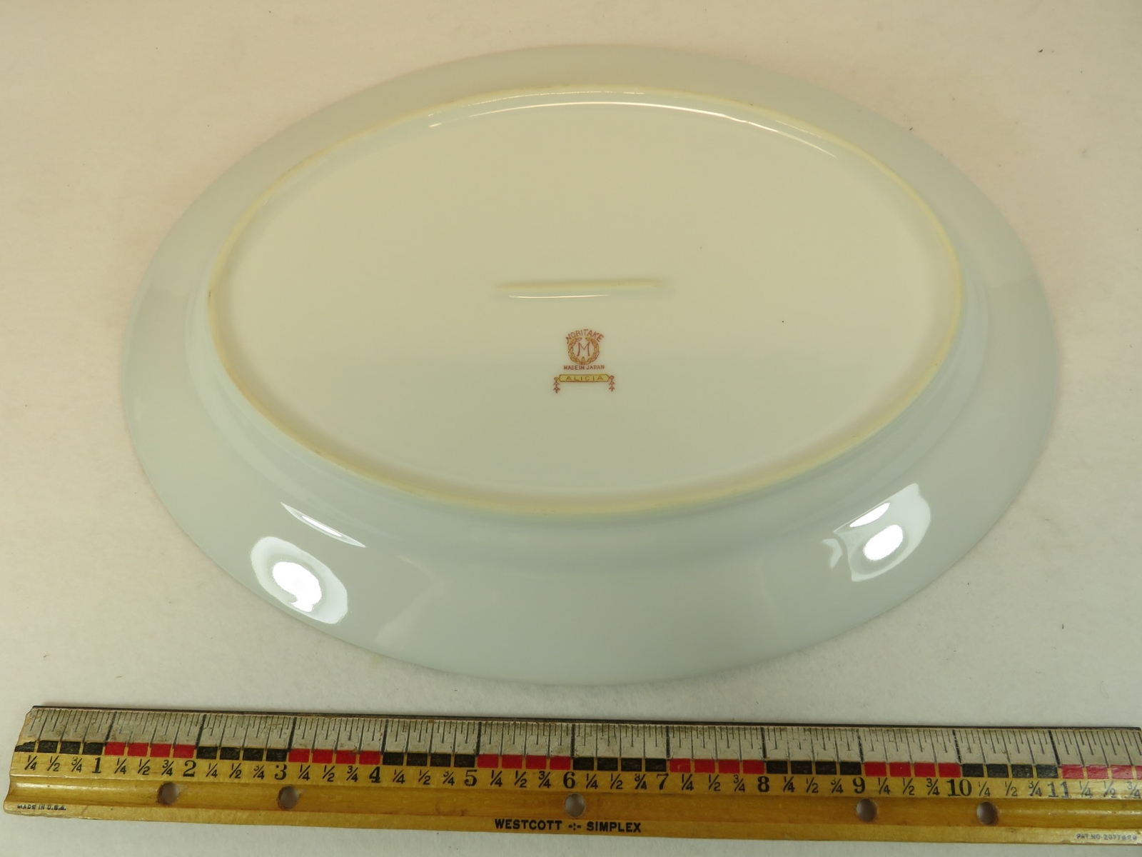 Noritake Alicia 35762 Oval Serving Platter 11 5/8 by 8 3/4 inches