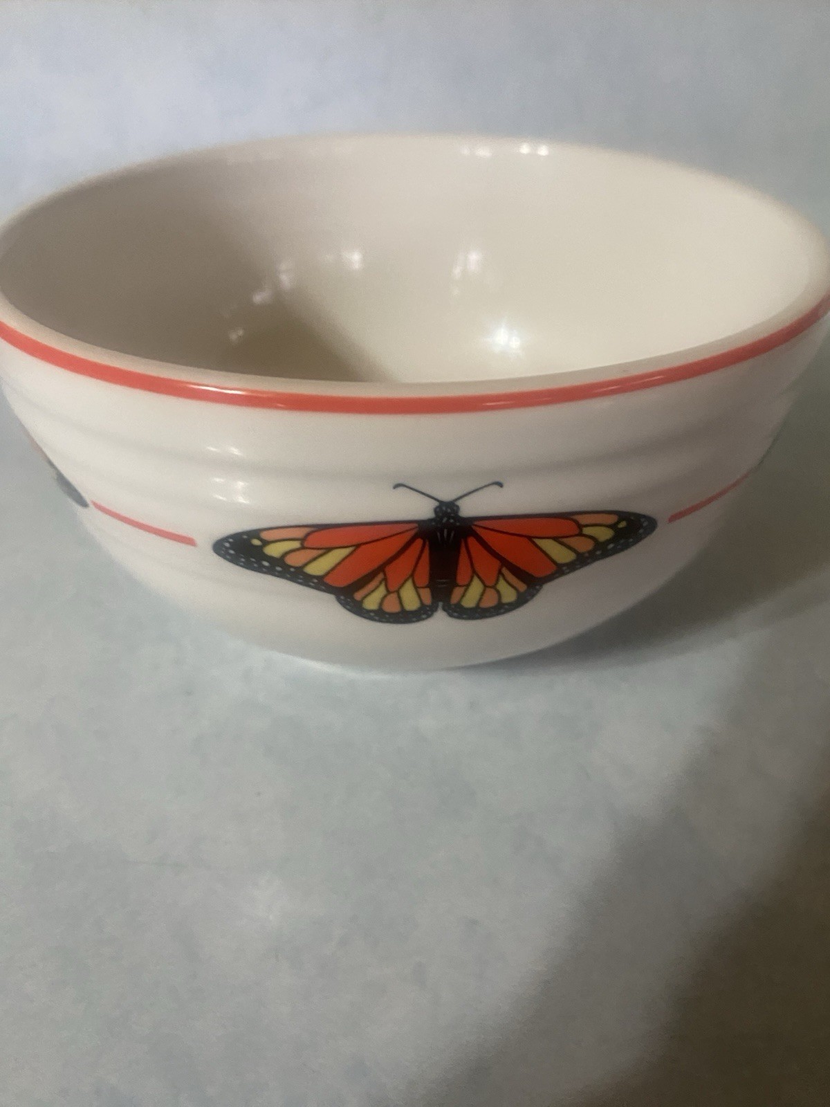 Fiestaware Monarch Bistro Bowl In White 5 1/2 Inches Across. 2024 Conference Exc