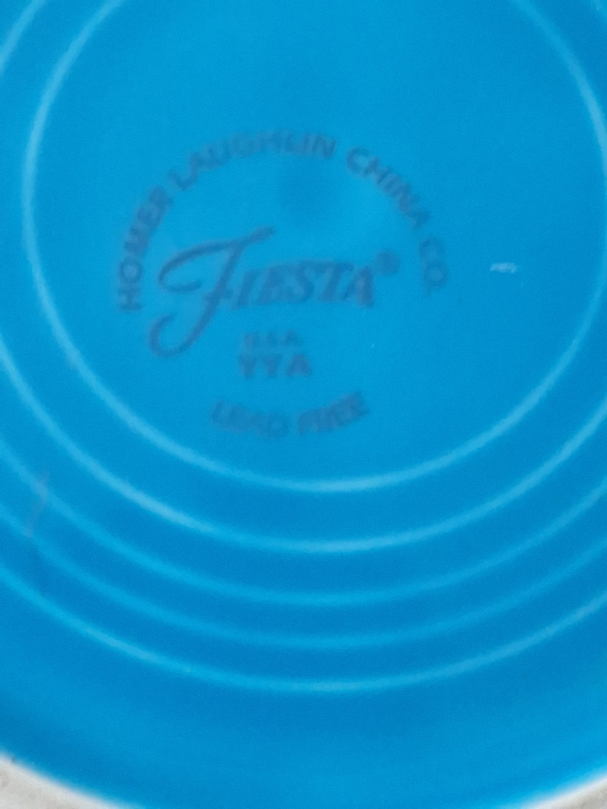 Fiesta 7.25″ Salad Plates Set of 3 Shamrock Peacock Turquoise Homer Laughlin USA