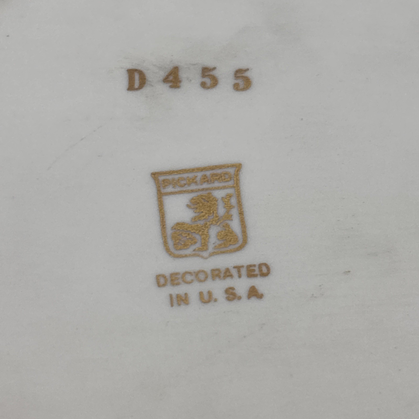 Pickard Gold Tray D455 Czechoslovakia
