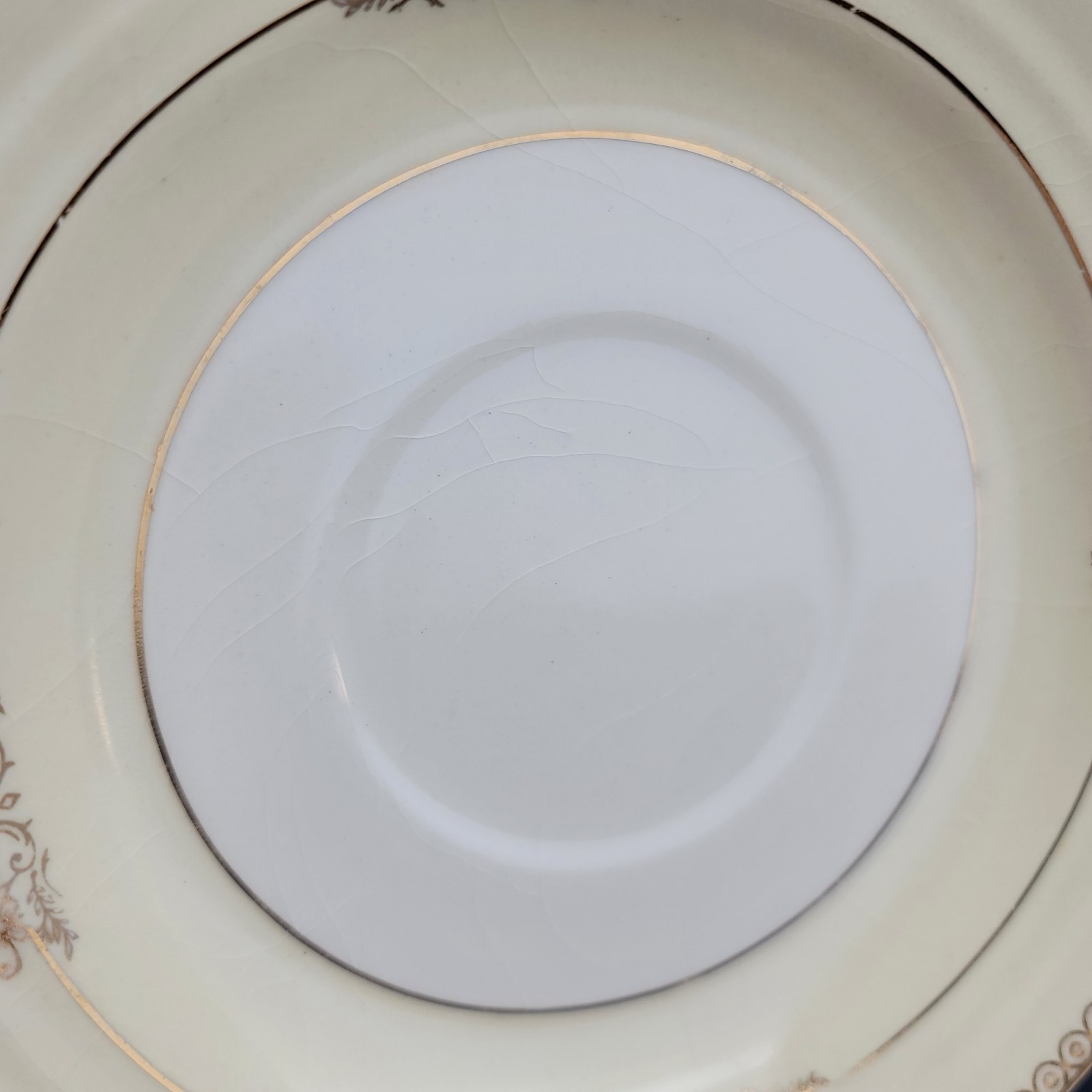 12 Crown Potteries Bread Plates 2 47 Gilt 5 ⁷/⁸” China Victorian DISPLAY ONLY