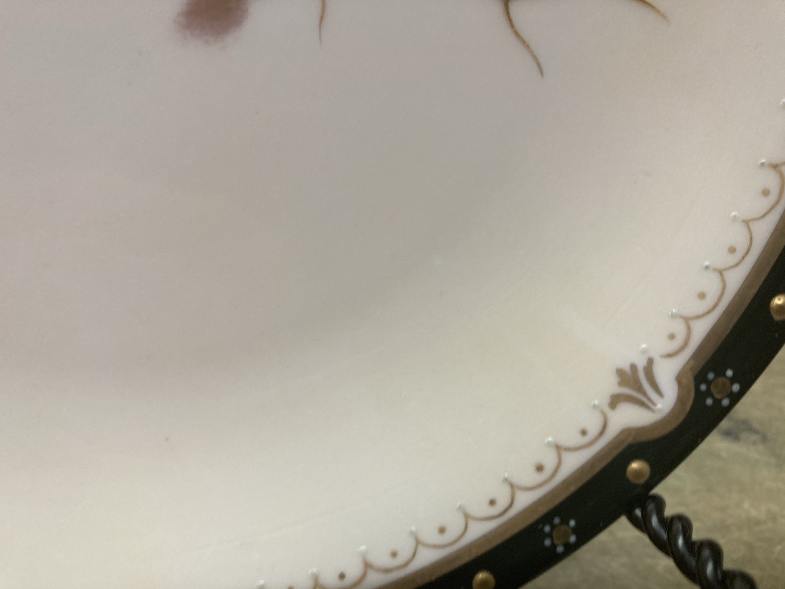 Lovely Antique Hand Painted Plate / C A France / Pickard China / Fall Leaves