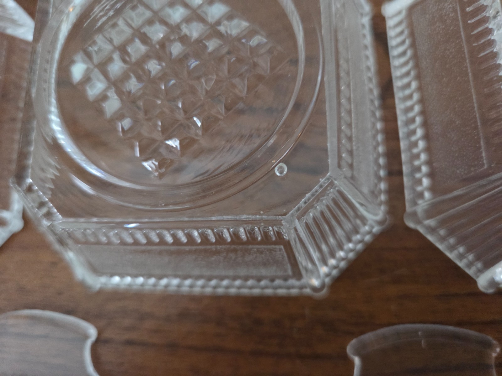 EAPG 1880’s DERBY / PLEAT & PANEL Bryce Bros. Tabbed Dessert Berry Nut Bowl